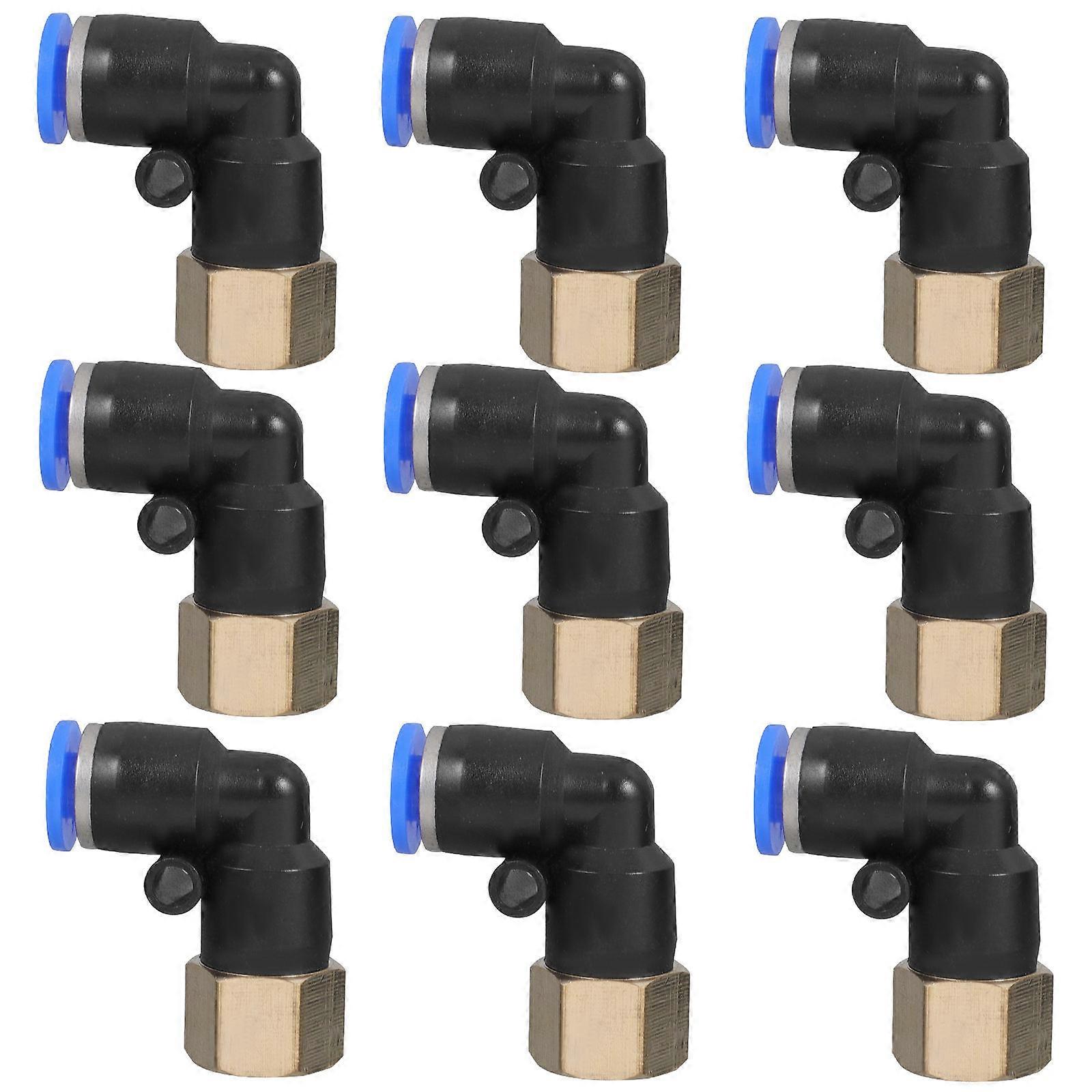 90 Degree Male Adapter Elbow Air Fitting Push to Connect 40 Pieces