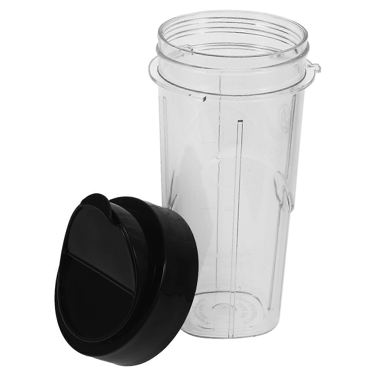Reusable Plastic Smoothie Cup Part For Household Juicer 23.50X10.30X10.30CM Cylindrical Replacement 3Set
