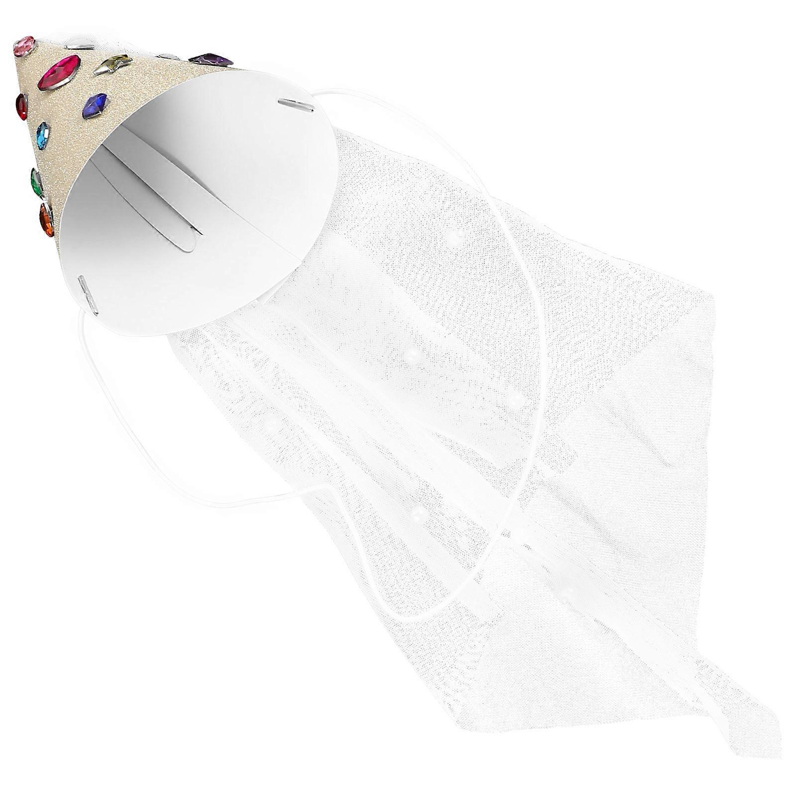 Mesh Party Hat for Decoration Use Birthday Party Prop