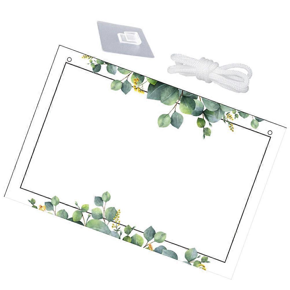 Acrylic Memo Board Transparent Board for Home Office 4Sets