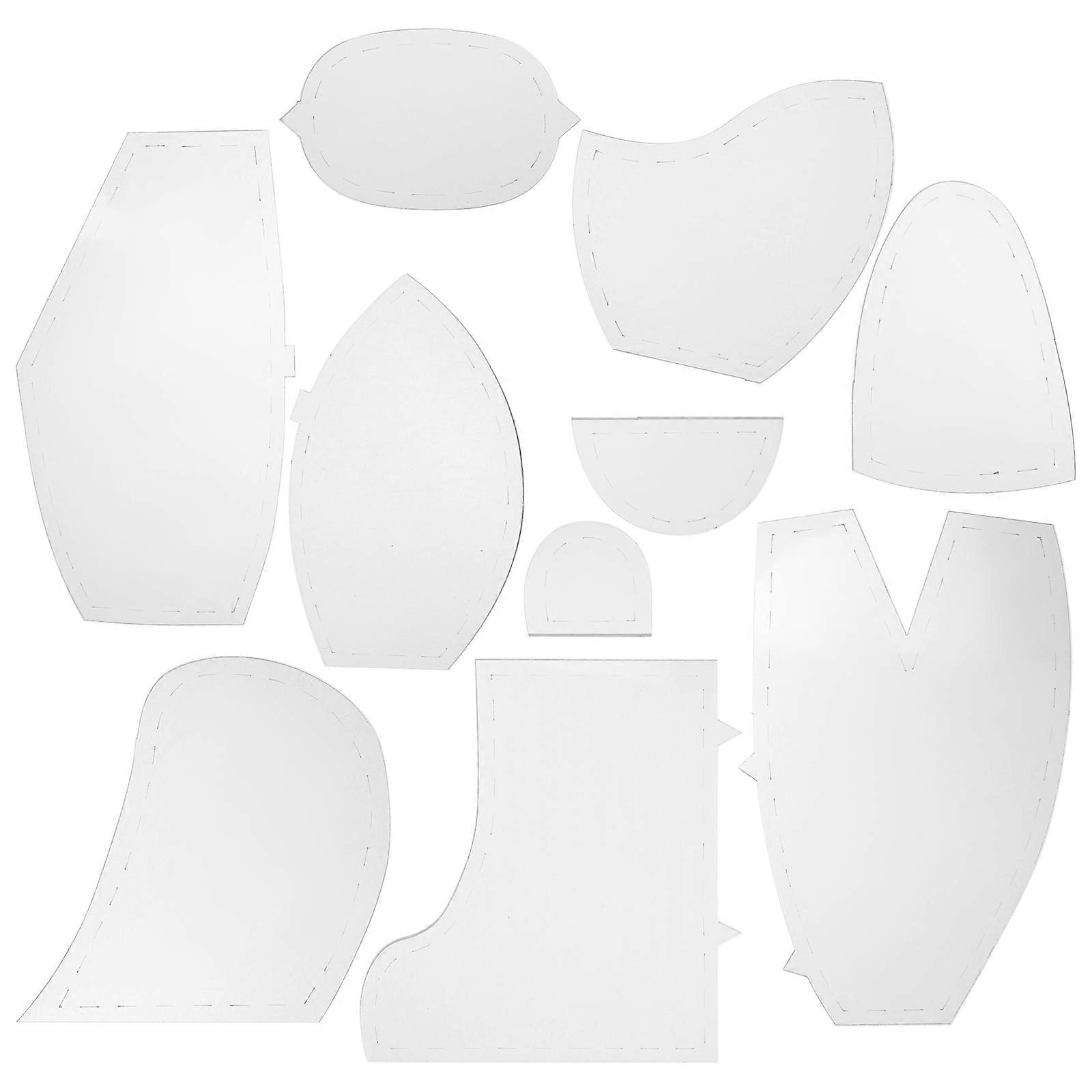 Handicraft Making Templates 1 Set Memory Bear Making Templates For DIY Sewing And Craft Making Transparent Acrylic Material