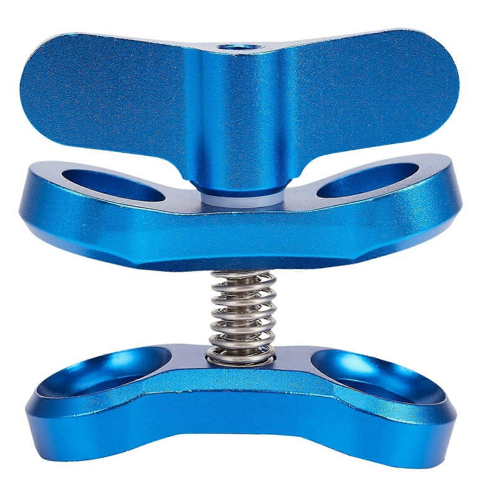 Camera Accessory Diving Lights Ball Butterfly Clip Arm Clamp Mount Aluminum For Hero 3+/4/5 Gitup SJ6000 Camera Blue
