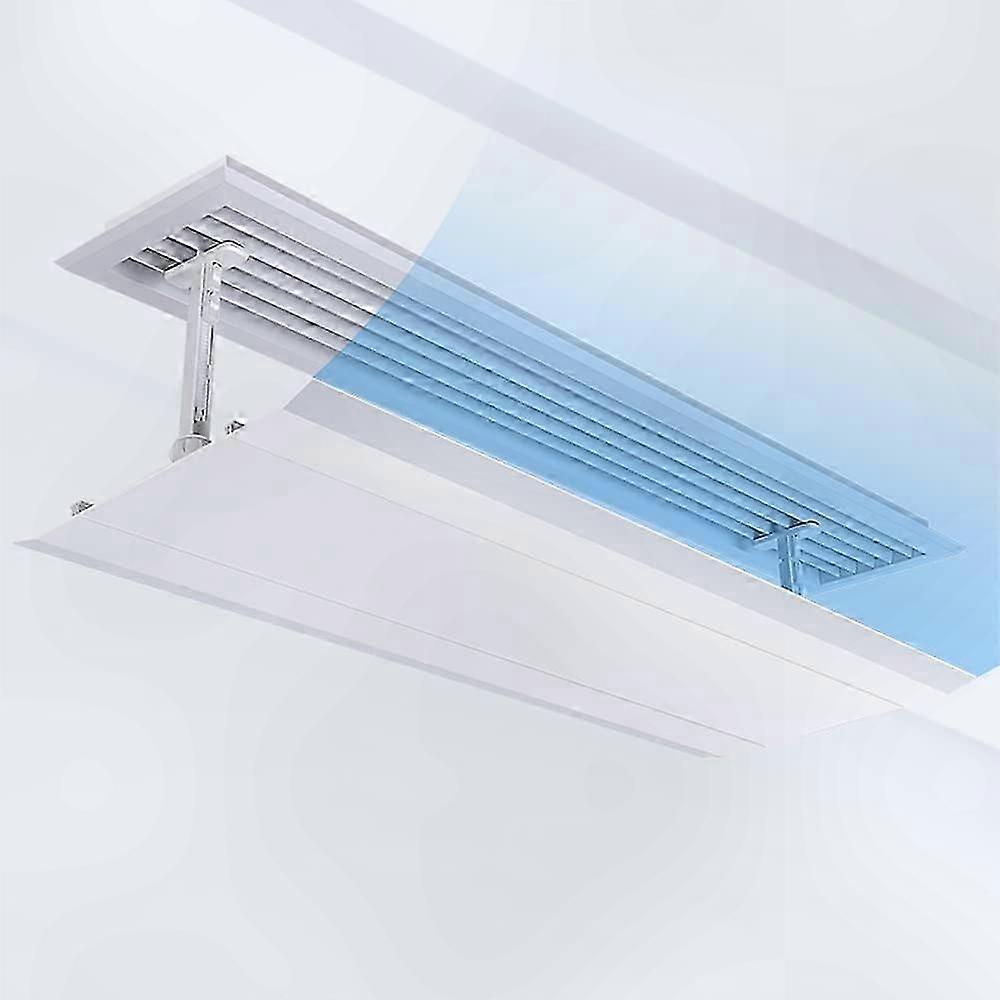 Universal AC Air Deflector, 20x40cm Adjustable Panel for Temperature Control, Redirects Airflow Efficiently
