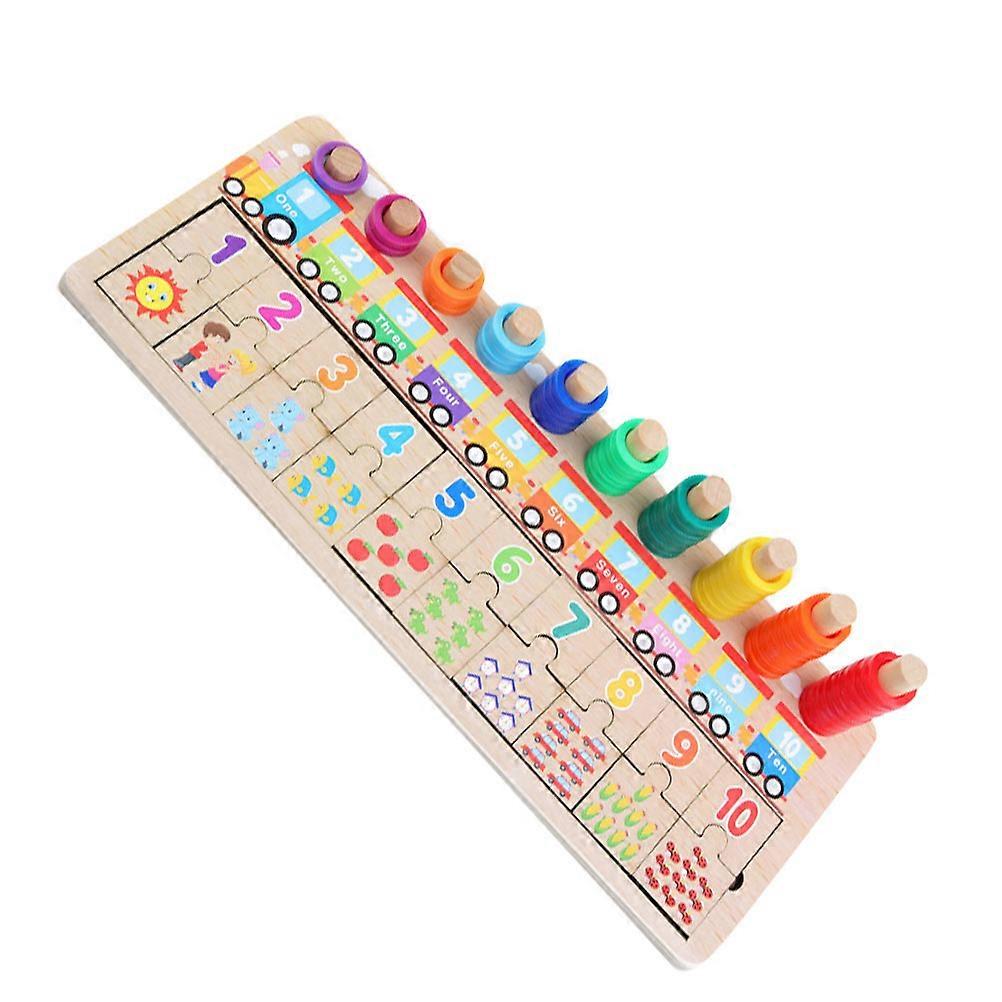 Kid Math Game Jigsaw for Wooden Puzzle 1Set