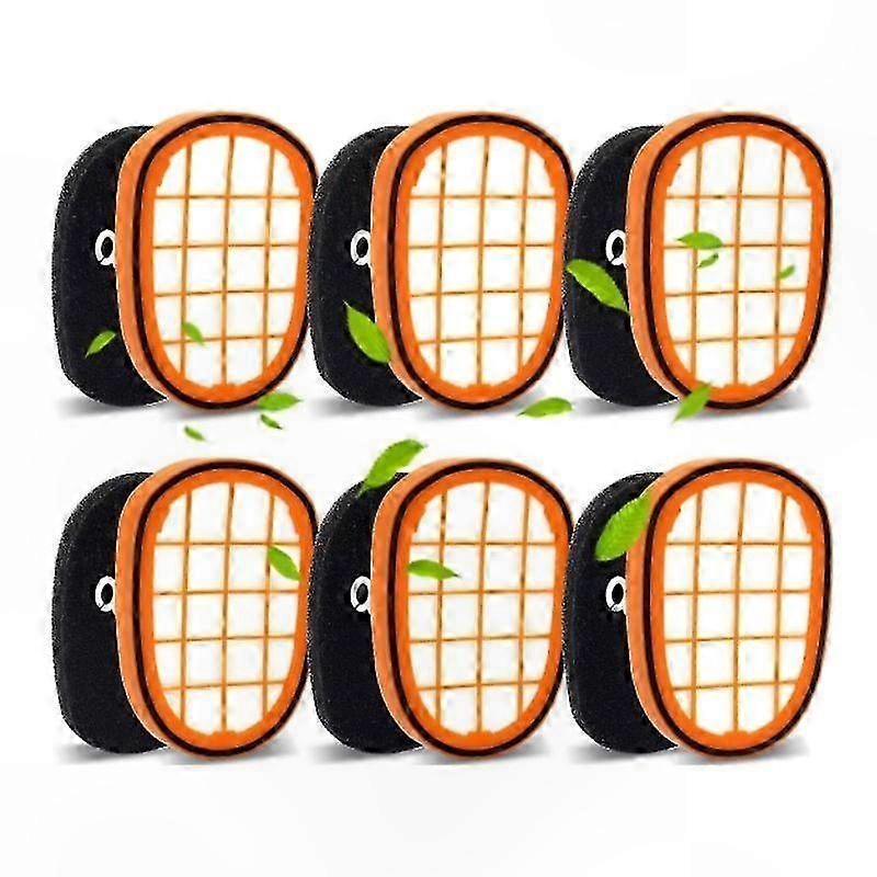 Replacement Filters for SpeedPro Max Aqua Handheld Vacuum Cleaner, 4/6 Pack Compatible with FC6812 FC6813 FC6822 FC5005/01 Models