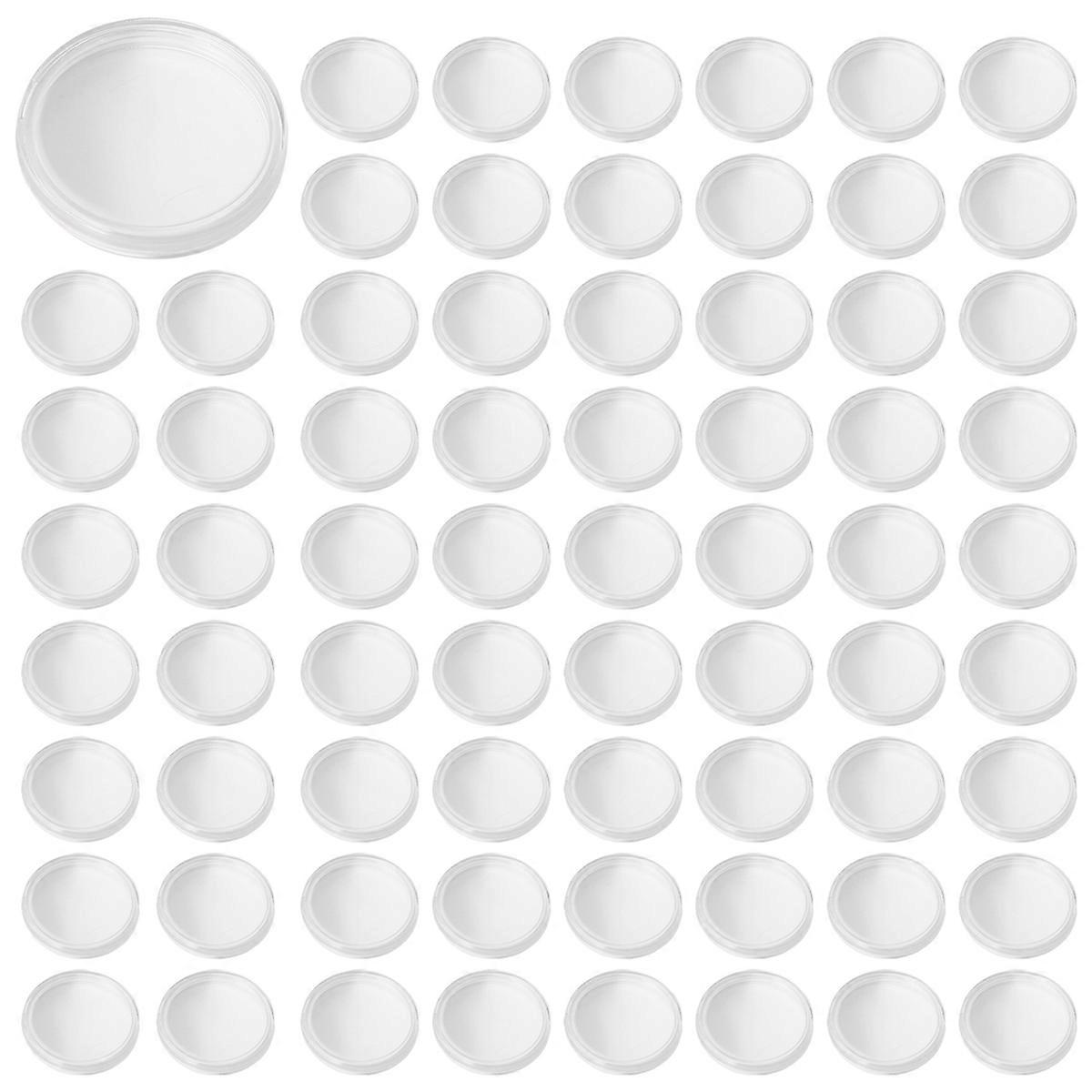 Transparent Coin Boxes 100Pcs 1Oz 40mm Capsules Cases Commemorative