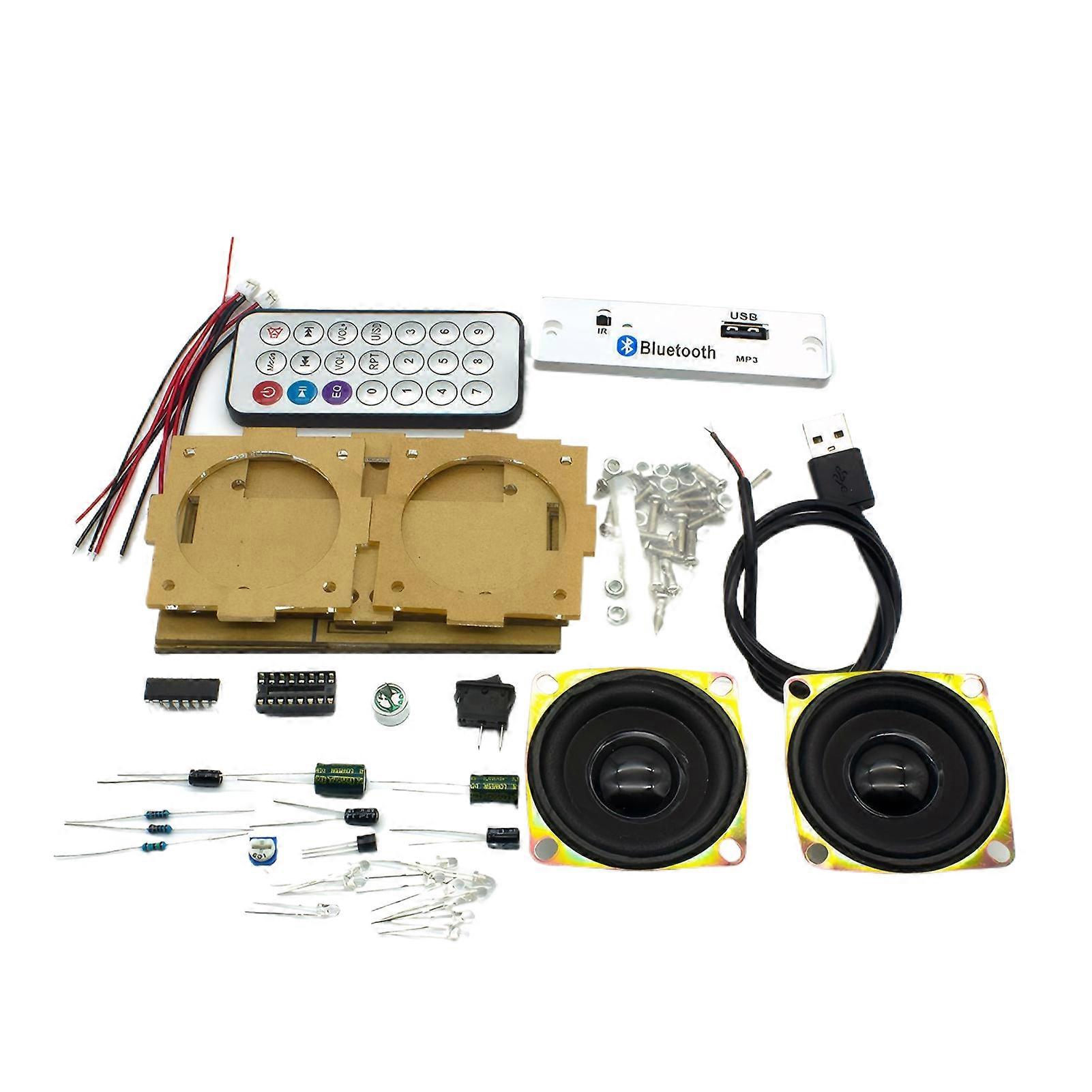 DIY Bluetooth Speaker Components Kit High Cost-effectiveness Clear Sound Component Kit DC3.DIY
