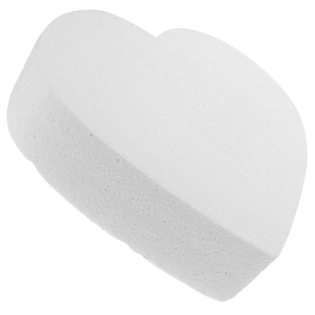 Foams Cake Model Heart Shaped for DIY White Foam Cake Dummy