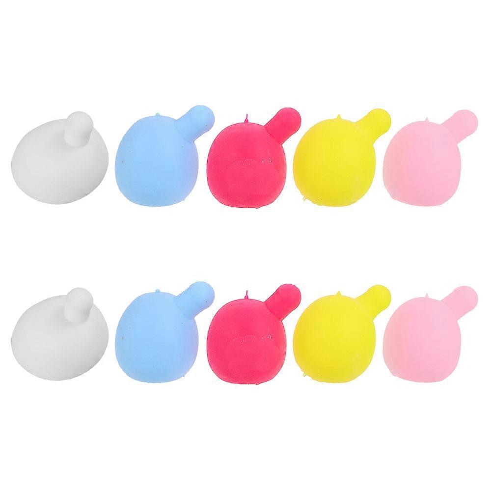 DIY Bubble Insert Balls 10Pcs Assorted Color Tpr Featuring Versatile Designs for DIY