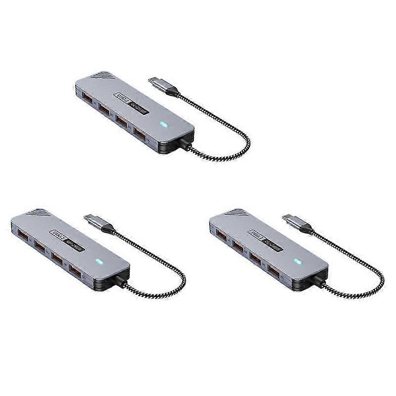 3X 10Gbps USB 3.2 GEN2 HUB USB C HUB High Speed USB Splitter USB Type-C 3.2 HUB