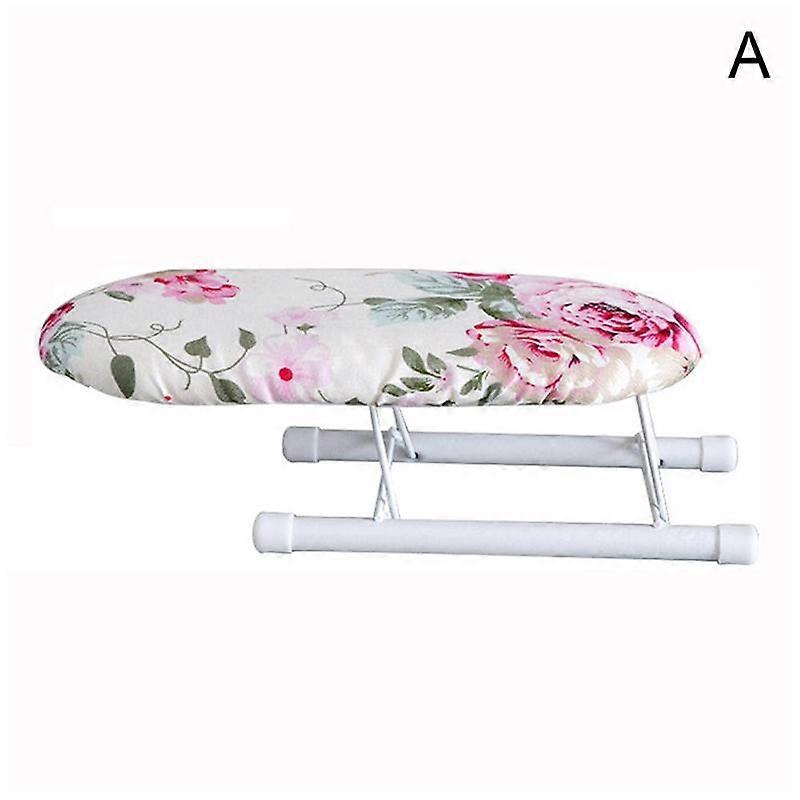 Mini Ironing Board with Cotton Cover Foldable Space Saving for Garment Details