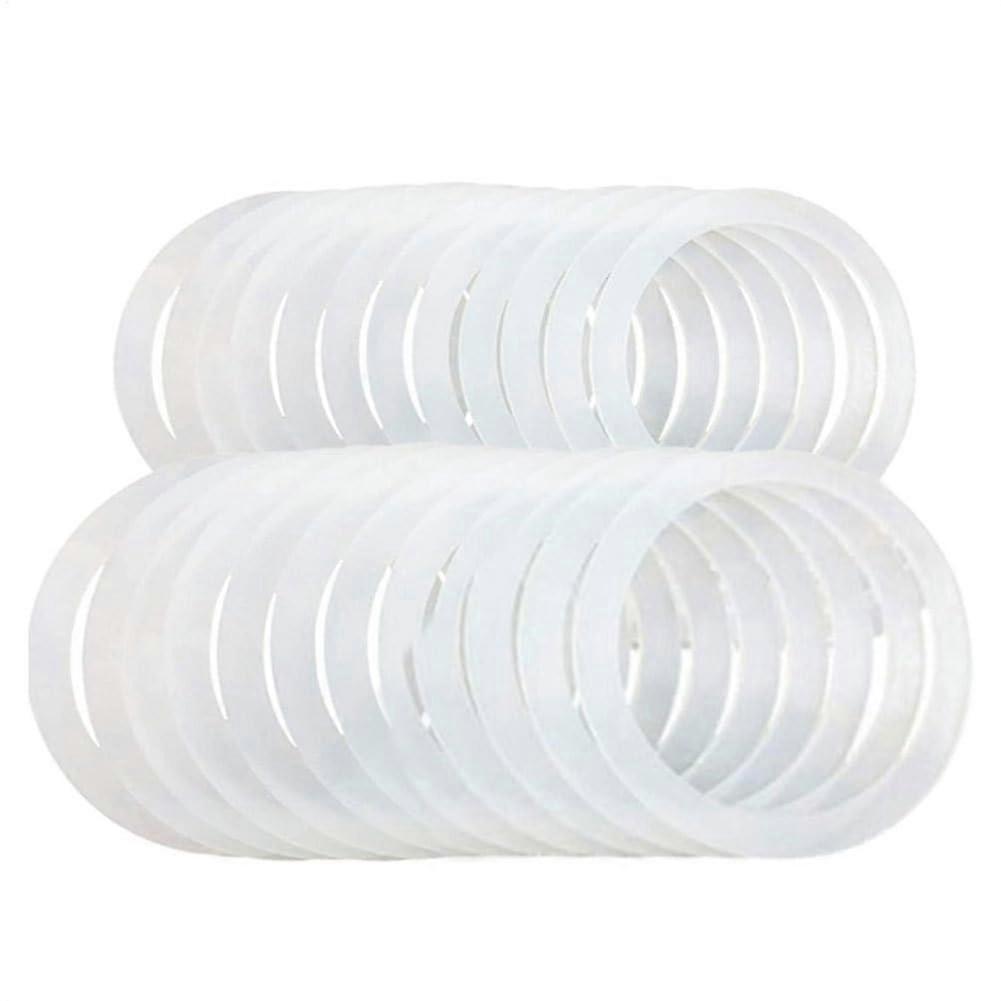 Jar Seal Gasket Silicone, 10 Pieces, 86mm Bottle Mouth, Compatible Replacement Lid for Verro Masone