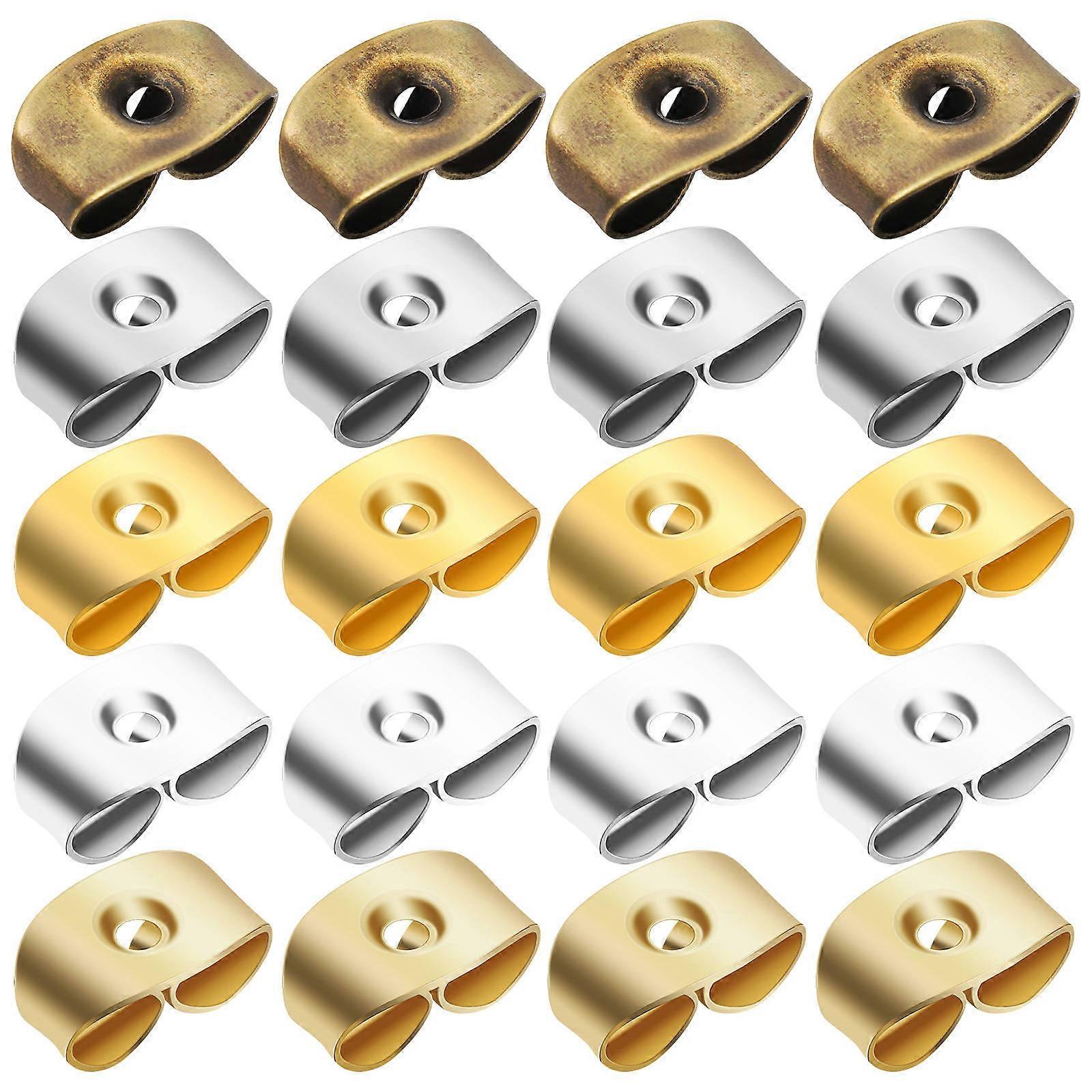 Earring Support Backs Replacement For Women Everyday Use Butterfly Shape 20 Pairs