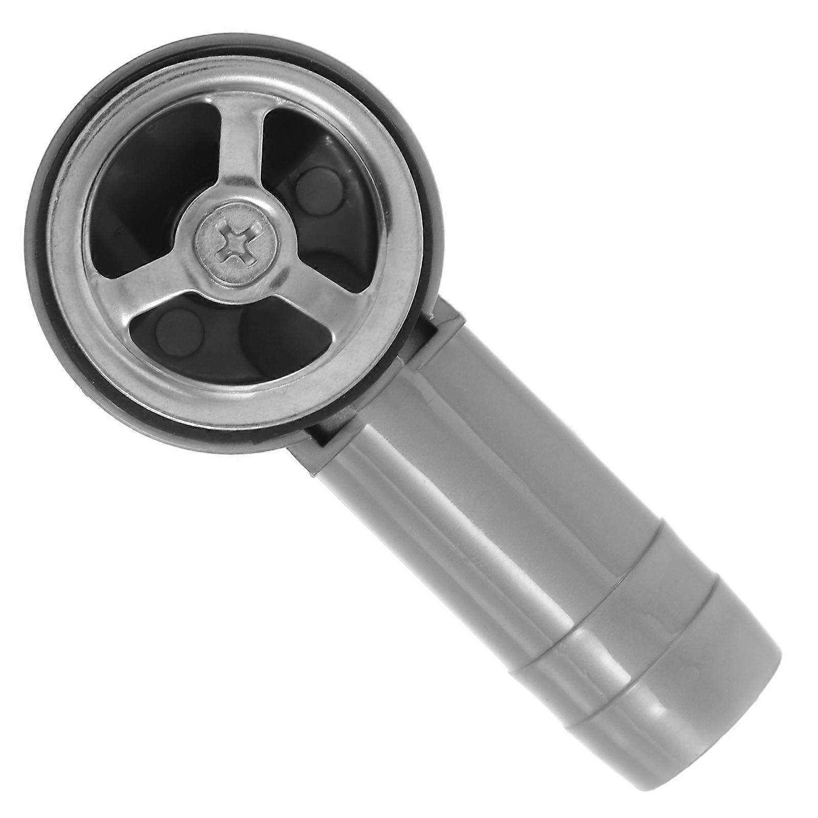 Round Overflow Outlet for Sink Overflow Protection 4Sets Grey ABS