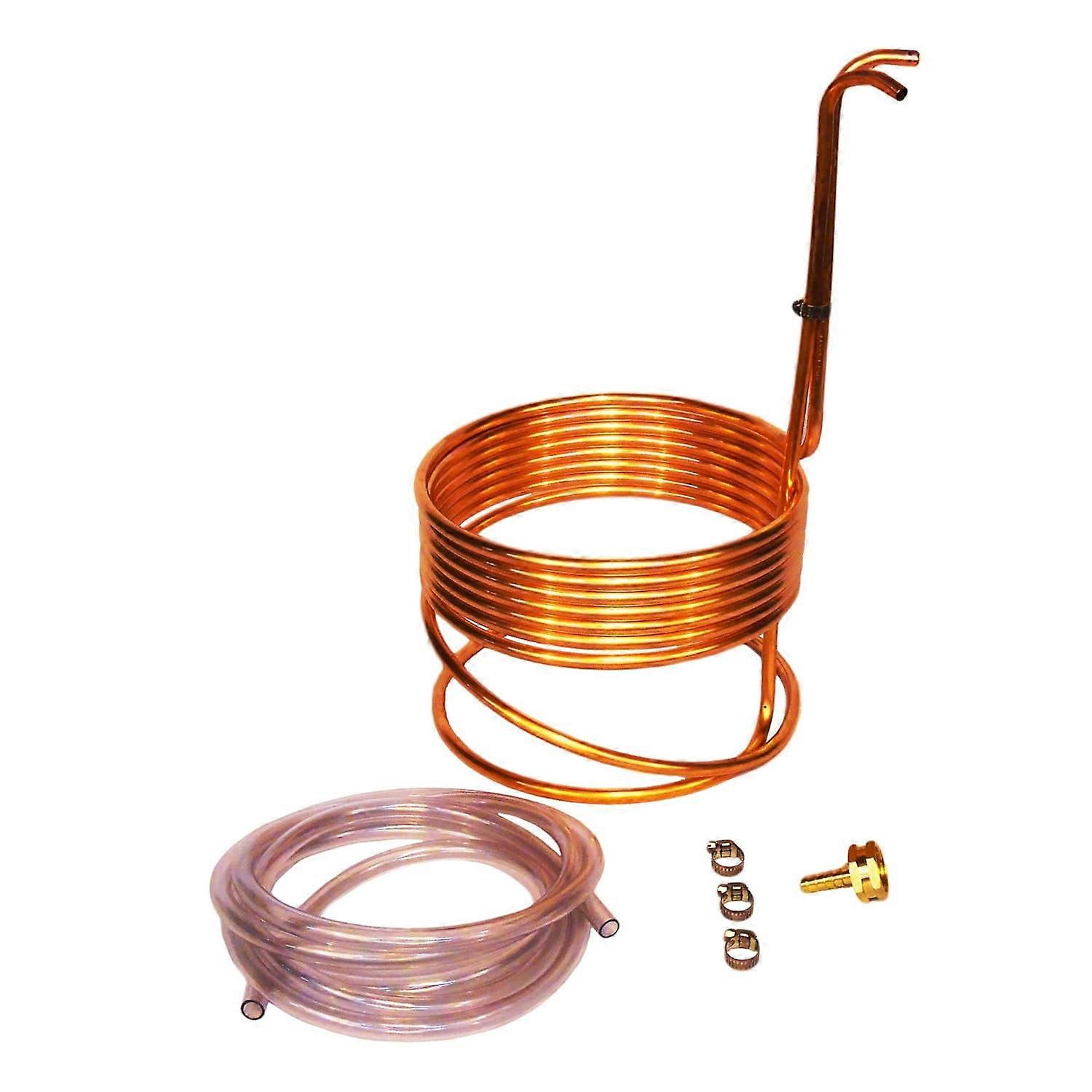 WC-25 HomeBrewStuff Super Efficient 3/8" x 25' Copper Wort Chiller