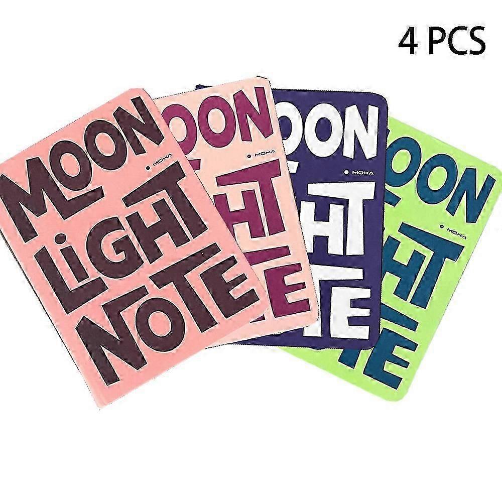 Retro Notebook Pocket Book Student Mini Portable Notepad 4 PCS