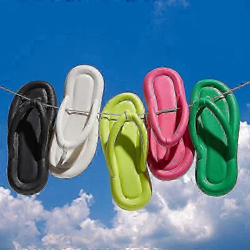 Candy Color Flip Flops Summer Sliders For Women Eva Soft Beach Non-slip Slippers Bzsm