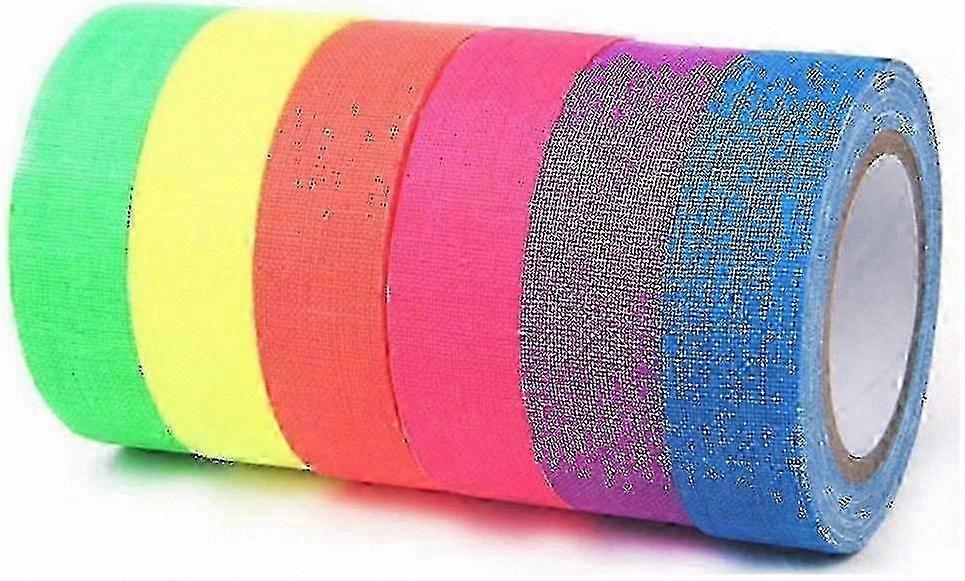 Fluorescent Gaffer Tape for UV Glow Effects under Black Light