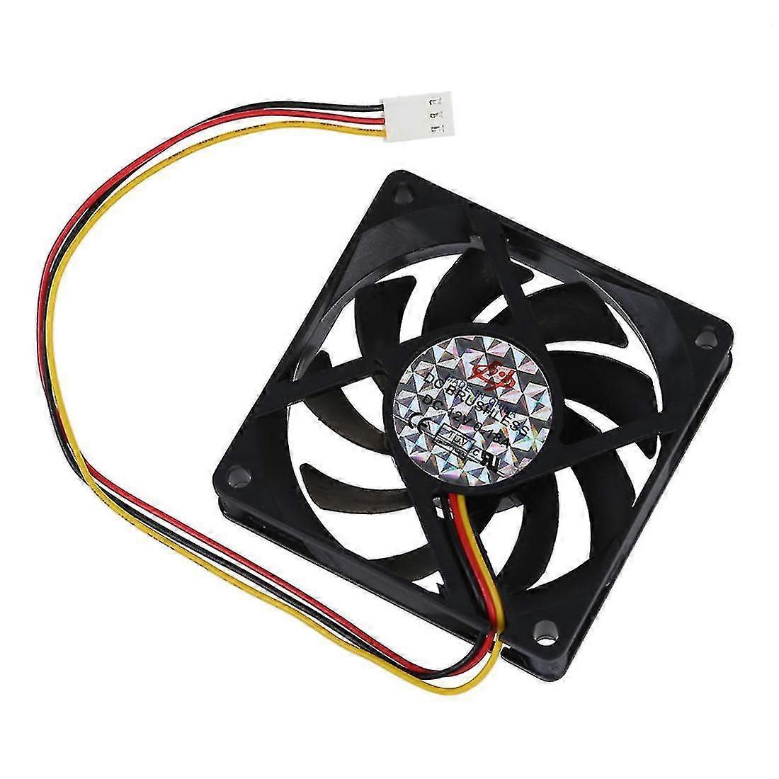 12V Dc 40Mm 20Mm 2 Wire Computer Pc Cpu Cooling Case Fan