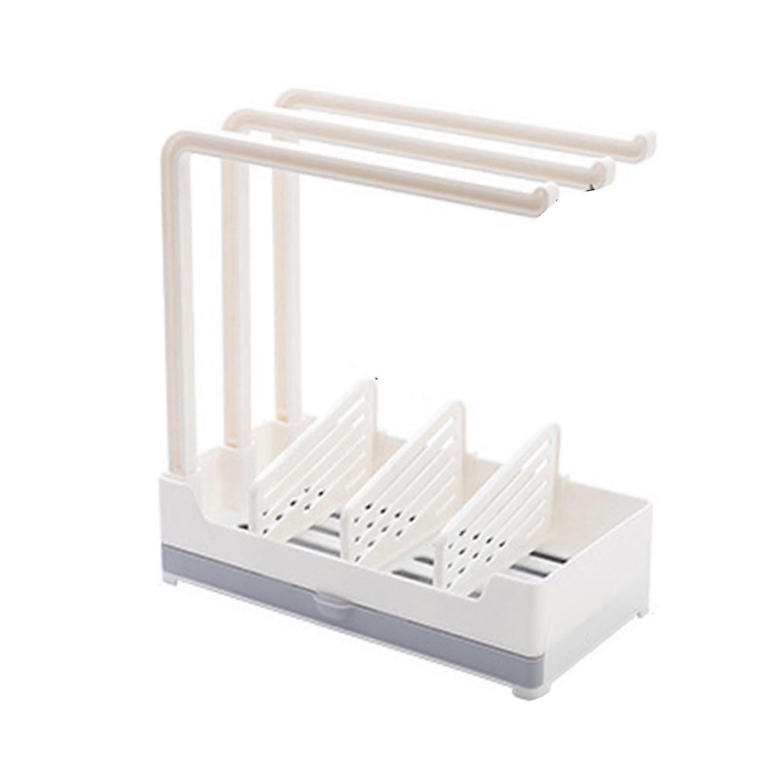 Kitchen Sink Shelf Countertop Cleaning Drain Rack Multifunctional Multi-layer Rag Sponge Wipe