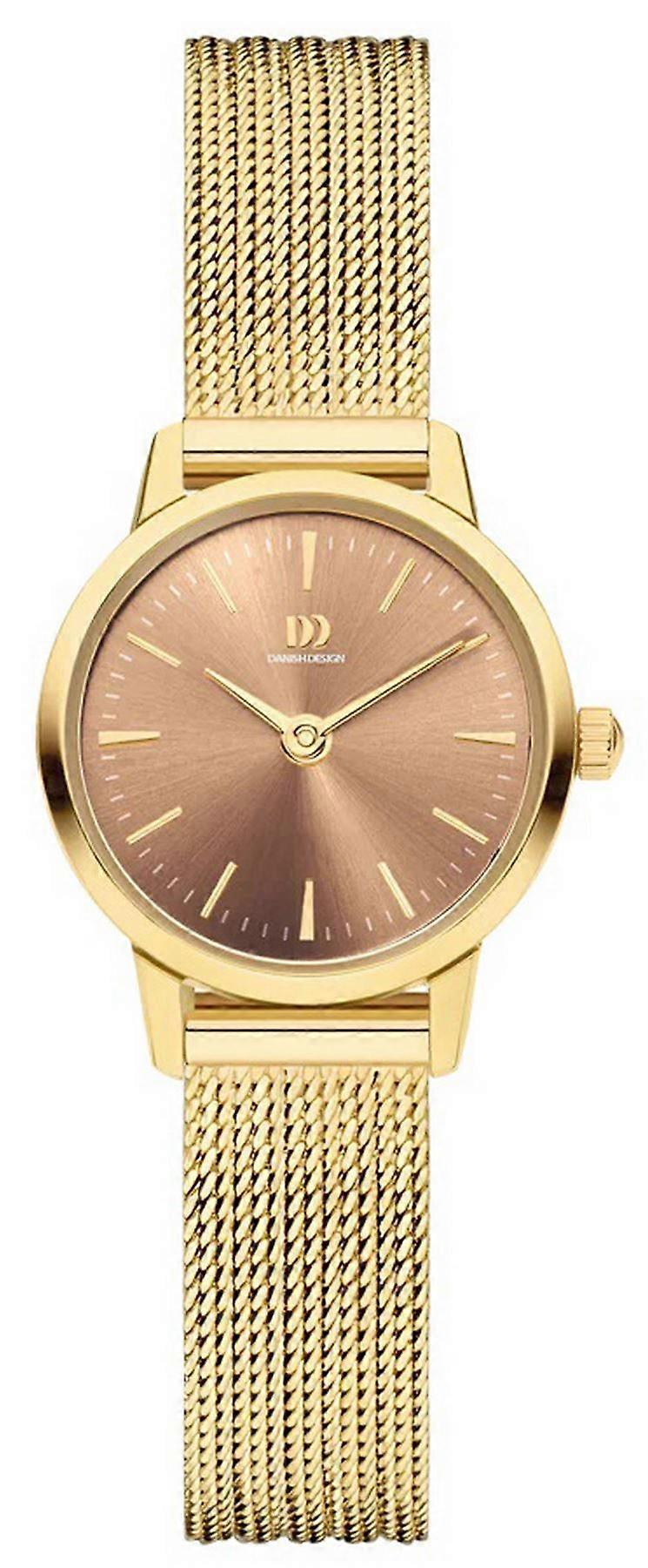 Danish Design Akilia Mini Watch - Gold/Hazel Brown