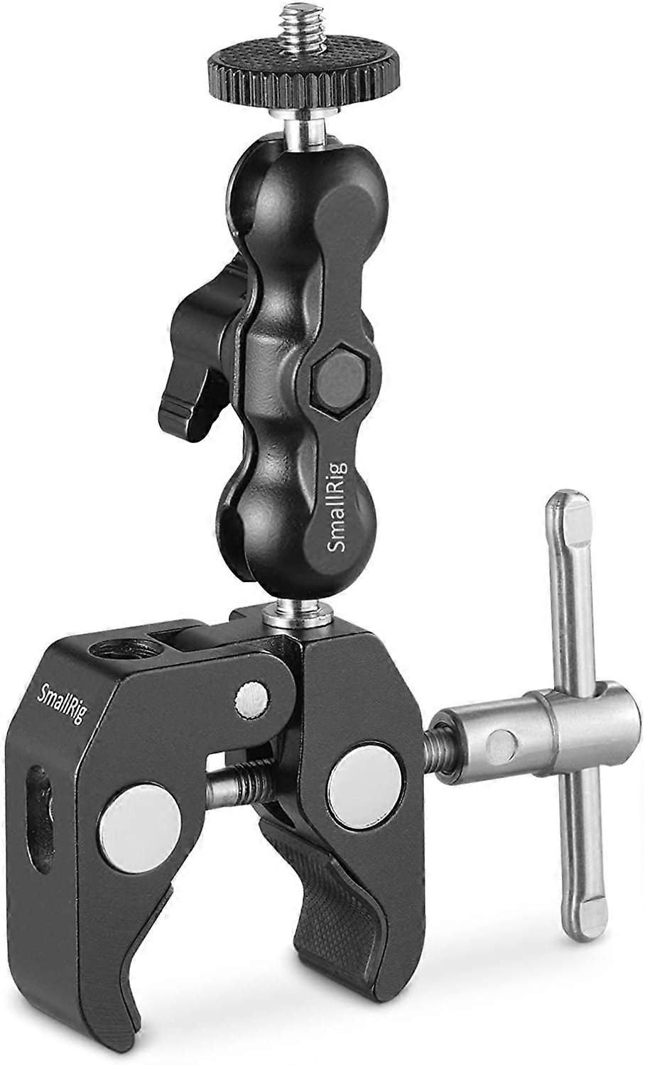 Multi-Functional Ballhead Clamp Double Ball Adapter with Bottom Clamp - 2164