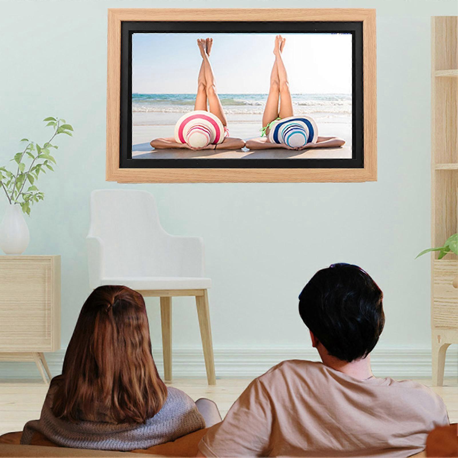 Digital Picture Frame Wireless 1920x1080 15.6 Inch Touch Screen APP Remote Control 16G Memory Digital Photo Frame for Wall Desk EU Plug 