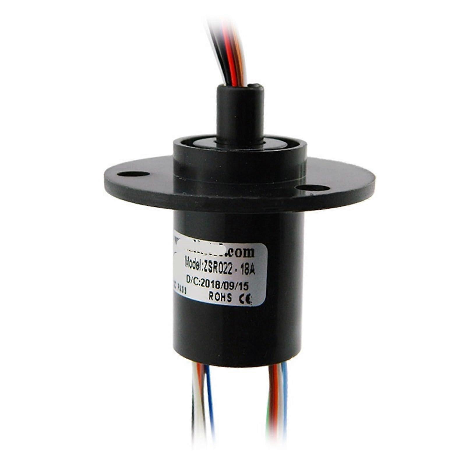 Conductive Slip Ring 360 Degree Rotation 22mm Outer Diameter 18 Channels 2A Rating For Robotics
