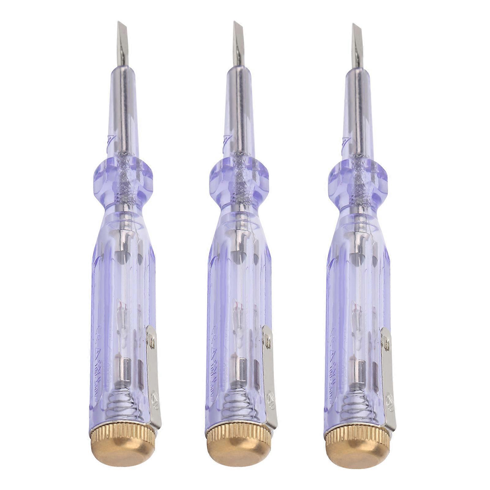 3Pcs Electric Pen Voltage Test Pencil Sensitivity Detect Tools ANG43 AC