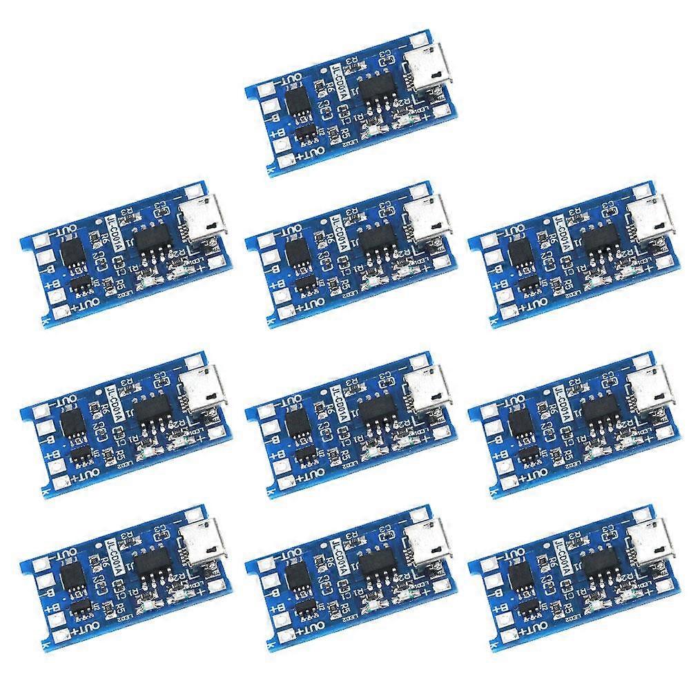 10pcs for TP4056 Lithium Battery Charging Module with Micro USB Interface