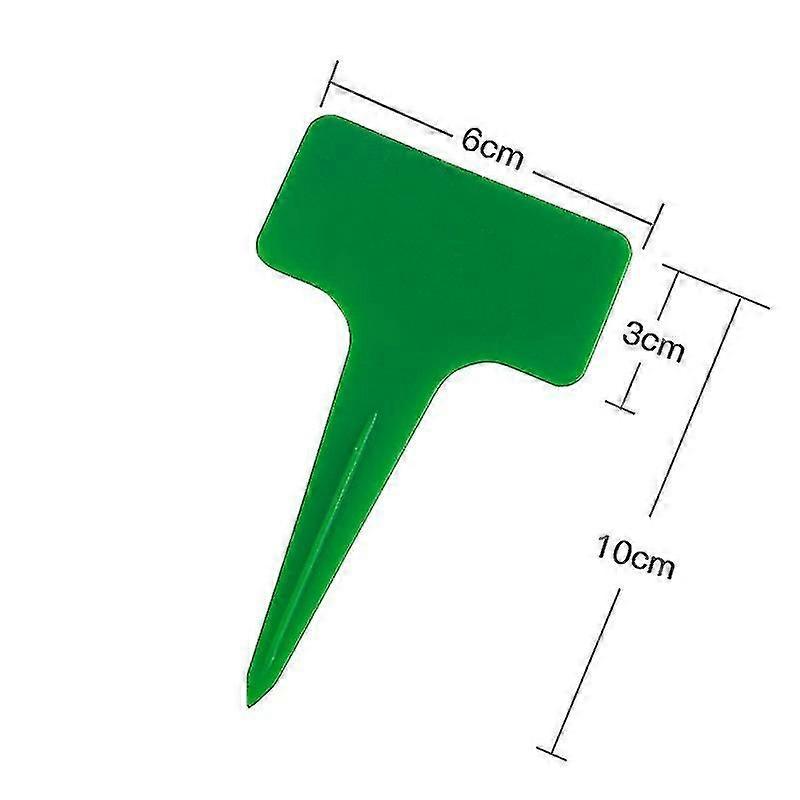 100pcs πλαστικοί δείκτες φυτών Ετικέτες ετικετών τύπου Τ Σημάδι φυτών Γλάστρα κήπου σημάδι για σπόρους Γλάστρες Βότανα Γ