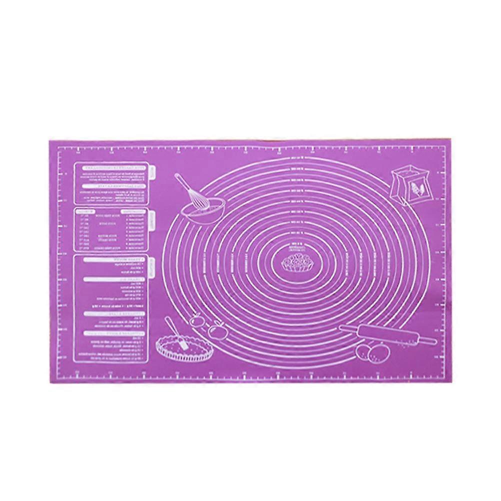 60 x 45CM Large Baking Mat Scale Design Silicone Pastry Mat Non Stick Baking Sheet Rolling Mat for C