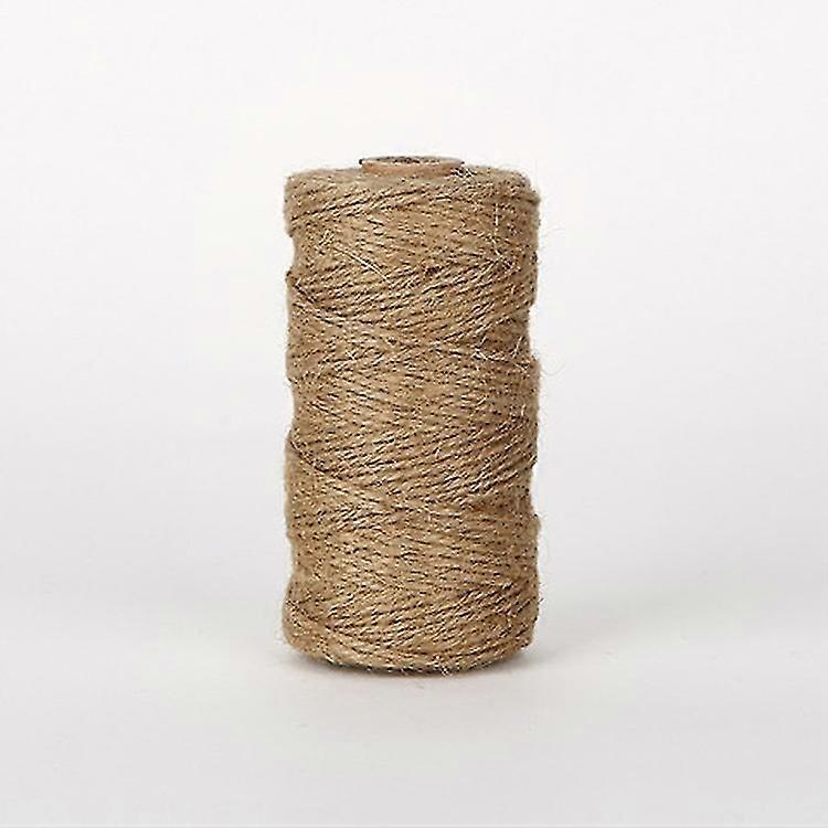 Natural Jute Craft Bakers Twine, 200m Thread Durable String Perfect For Baking Butchers Diy Crafts And Handmade