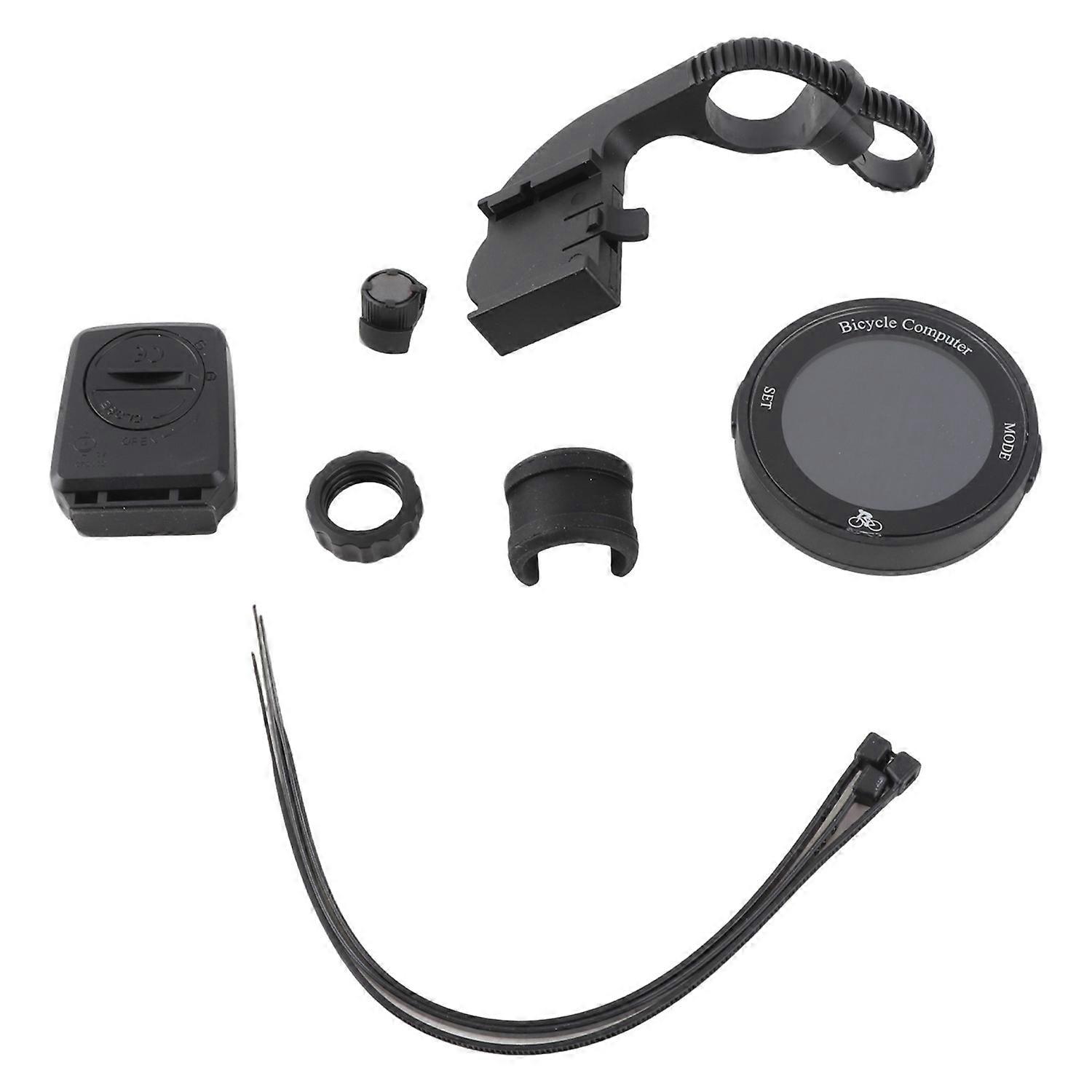 Bike Computer Speed Step Frequency Sensor LED Backlit Large Screen Wireless Cycling Speedometer Odom