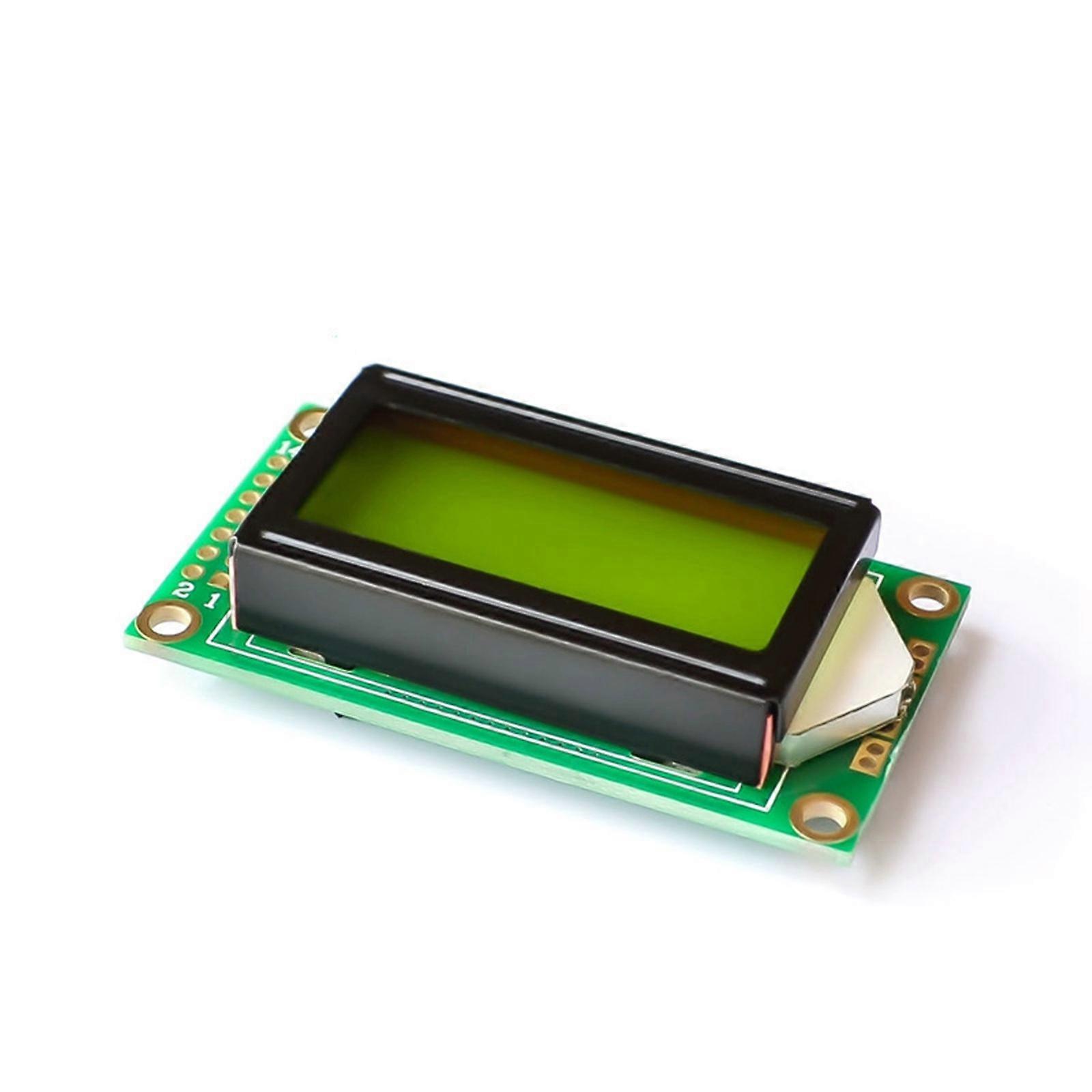 0802A Industrial LCD Module 8x2 Character Display Blue/ Green Backlight Optimal Viewing Area Multicolor