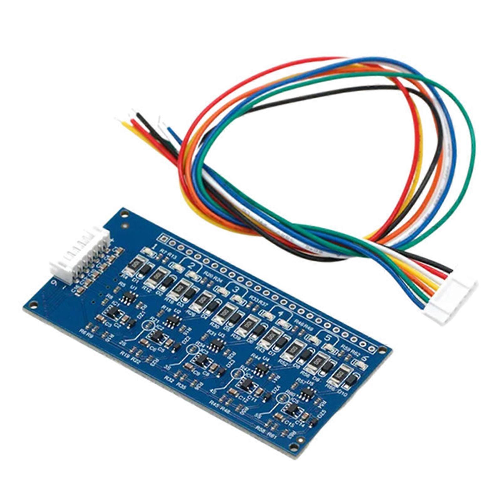 6S Balance Board Equalization Circuit Titanate Battery Protective Board Circuit Module Super Capacitor Multicolor