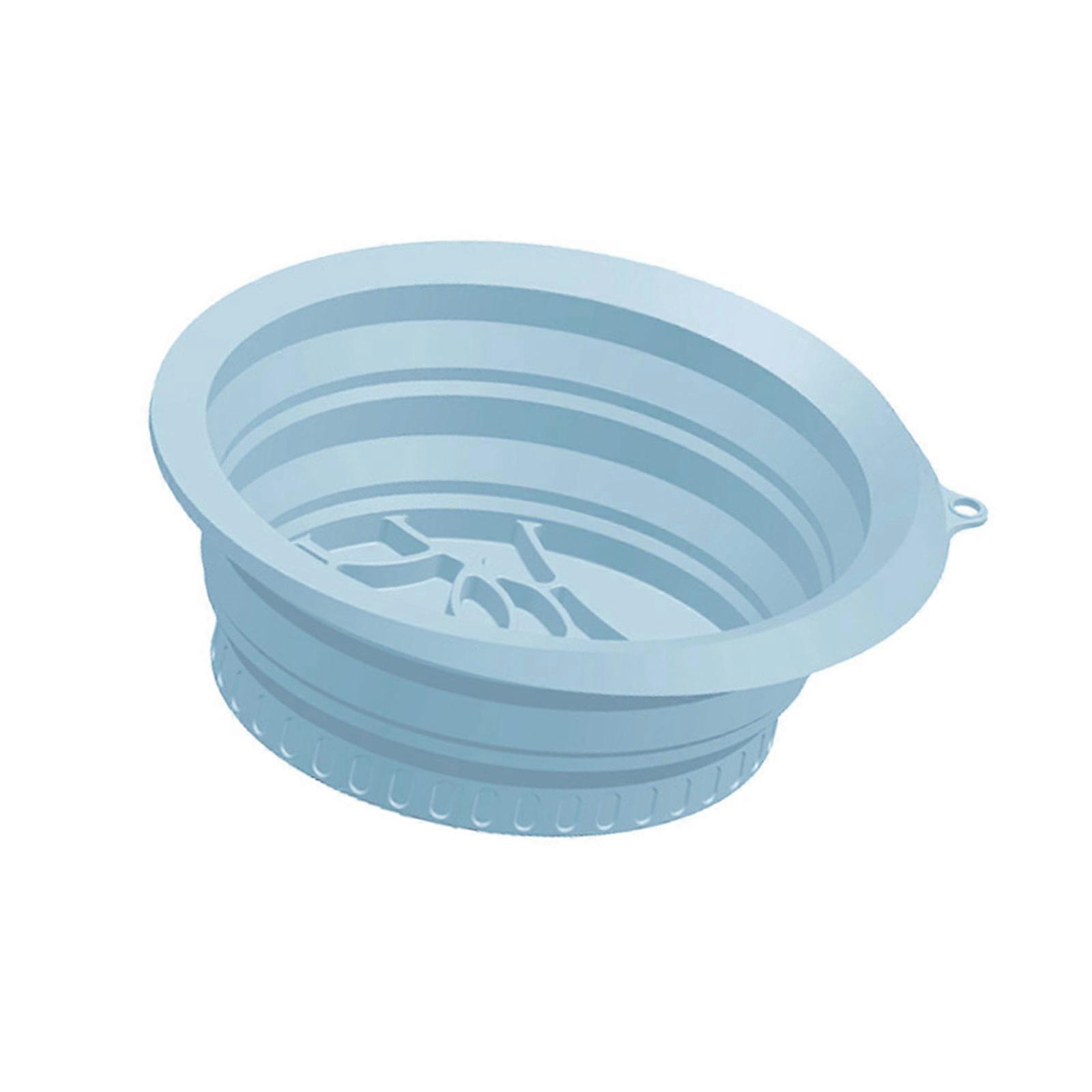 Foldable Facials Ice Compress Basin Food Safe Silicone Skincare Tool For Home Spa Travel Use Multicolor