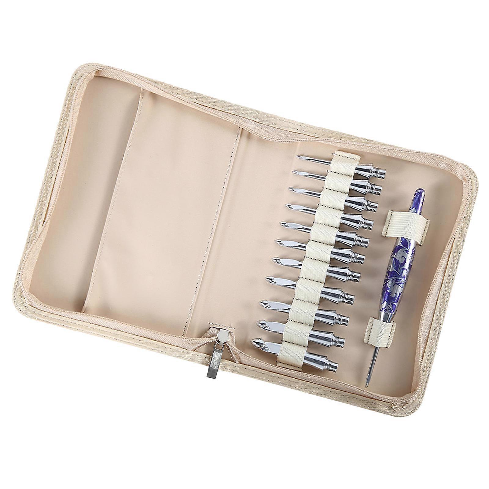 Professional Interchangeable Aluminum Crochet Hook with 11 Replaceable Tip 3.5mm-10mm Ergonomic Handle Crochet Hook Multicolor