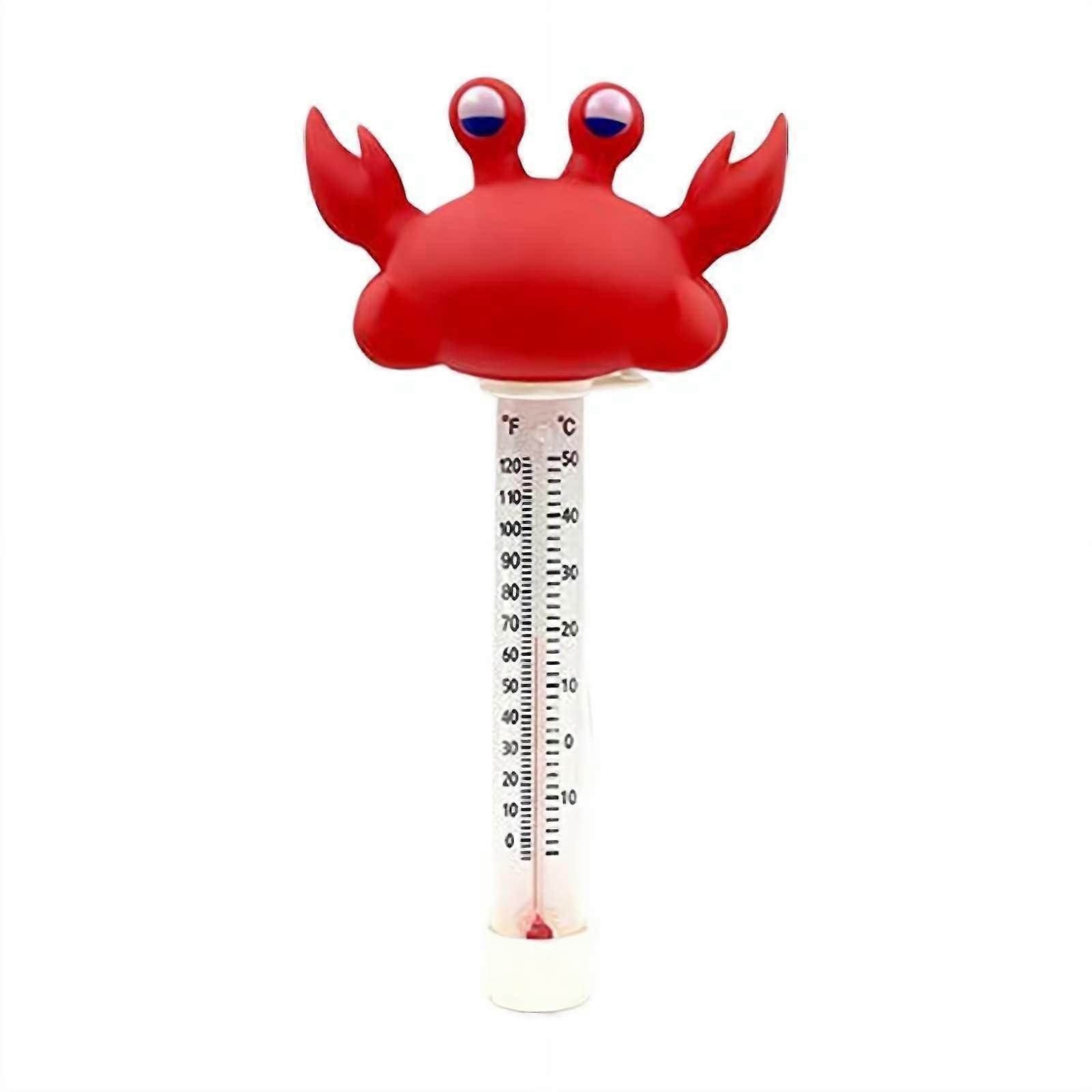 Floating Animal Pool Thermometer with String for Swimming Pools, Hot Tubs, Spas and Baths