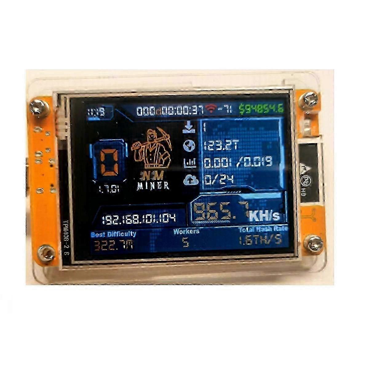 Bitcoin NMMiner Solo Lottery NerdMiner V2 Hashrate