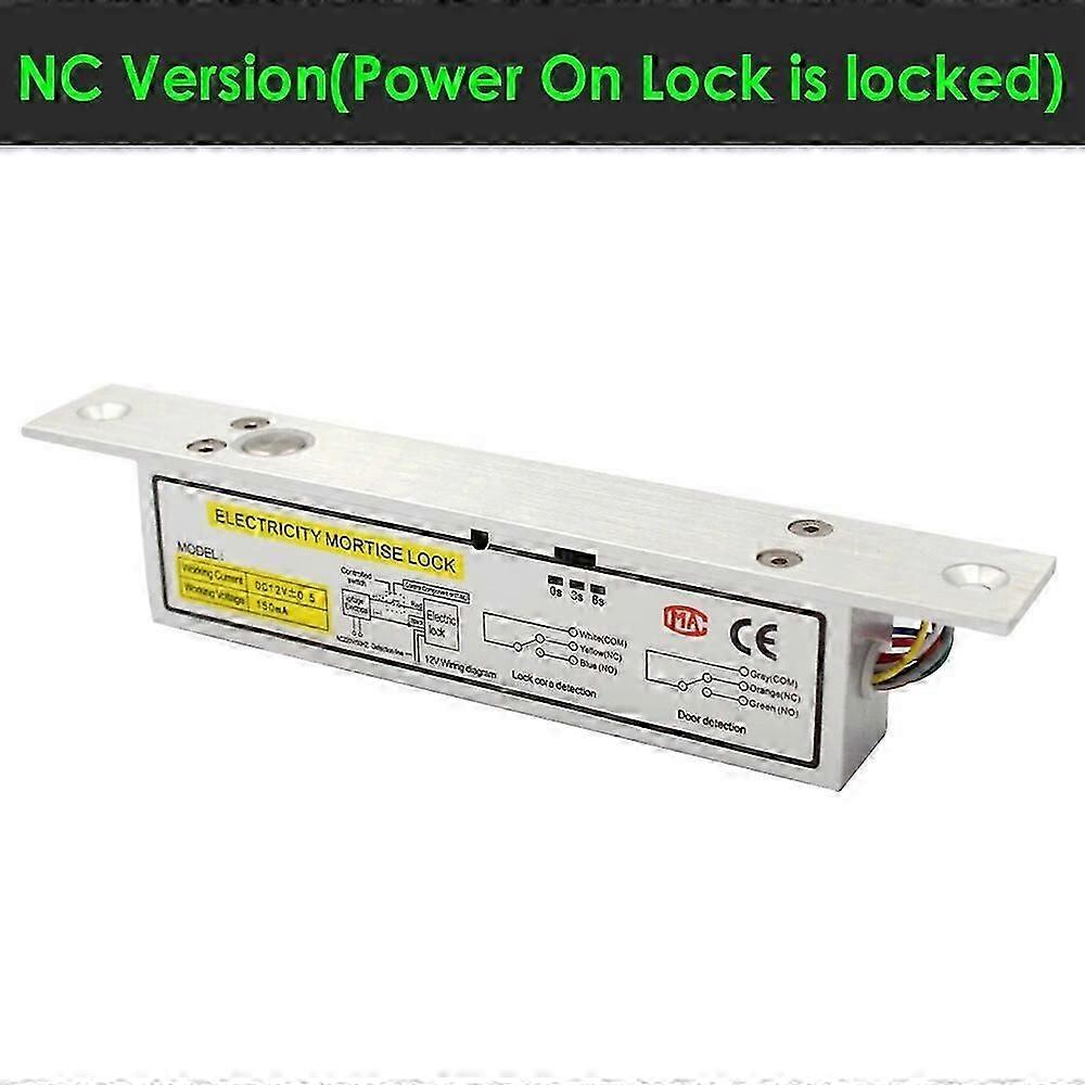 8-wire Electric Bolt Door Lock Electric Fail Safe Fail Secure Electronic Lock with Time Delay Feedback for Access Control System