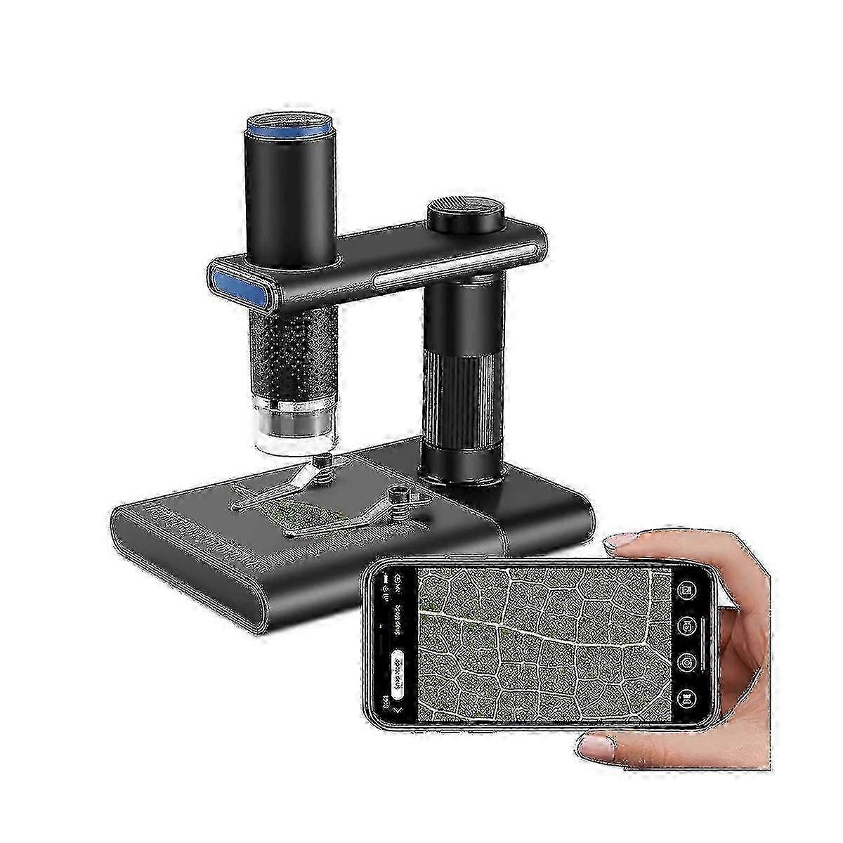 e Wifi Camera Microscope For Phone, 50-1000x Portable Handheld Usb Digital Microscope With Adjustable