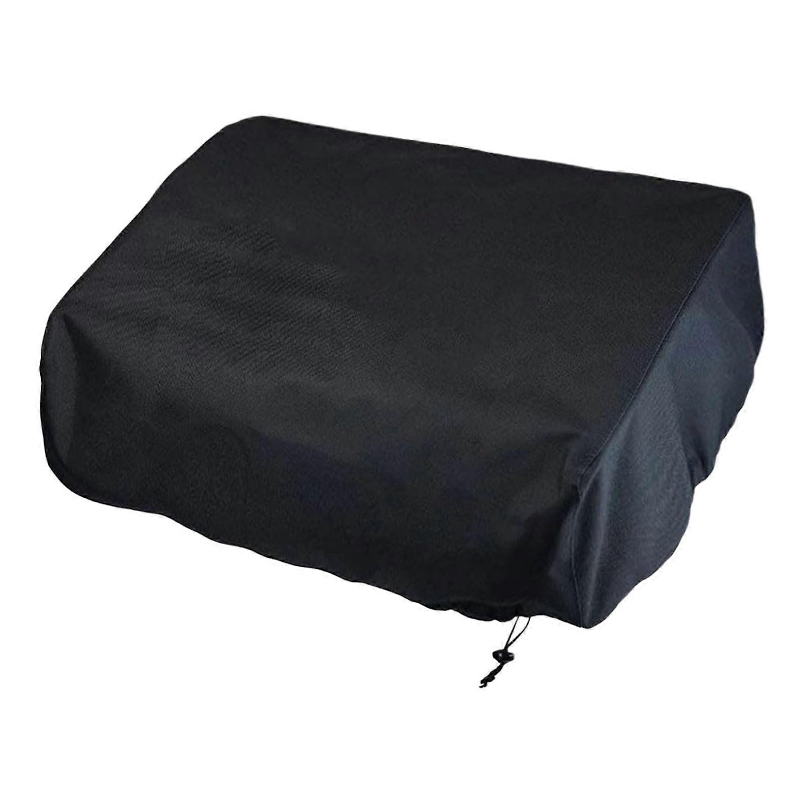 Elastic Bottom Dust Cover for Electric Grill Full Enclosure AntiDust Heavy Duty 420D Fabric Design Multicolor