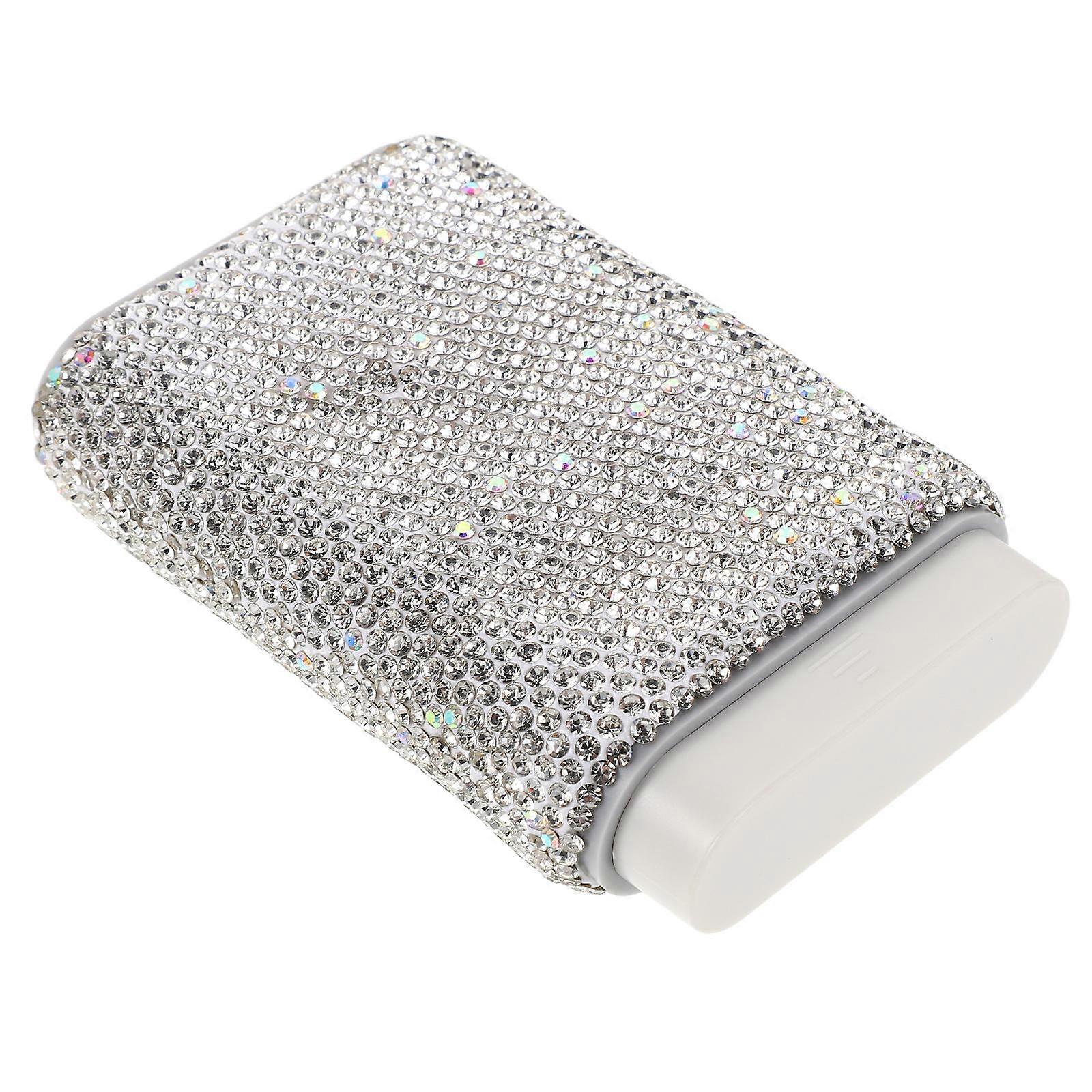 Bling Pill Case Portable Pill Organizer with 6-Grids for Medication Storage