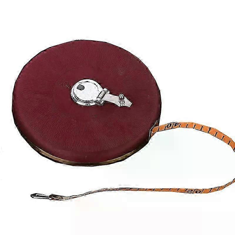 20/50m Fiber Tape Measure Engineering Grade Manual Measuring Tool Ruler Durable And Durable Meter Ruler Construction Measurement