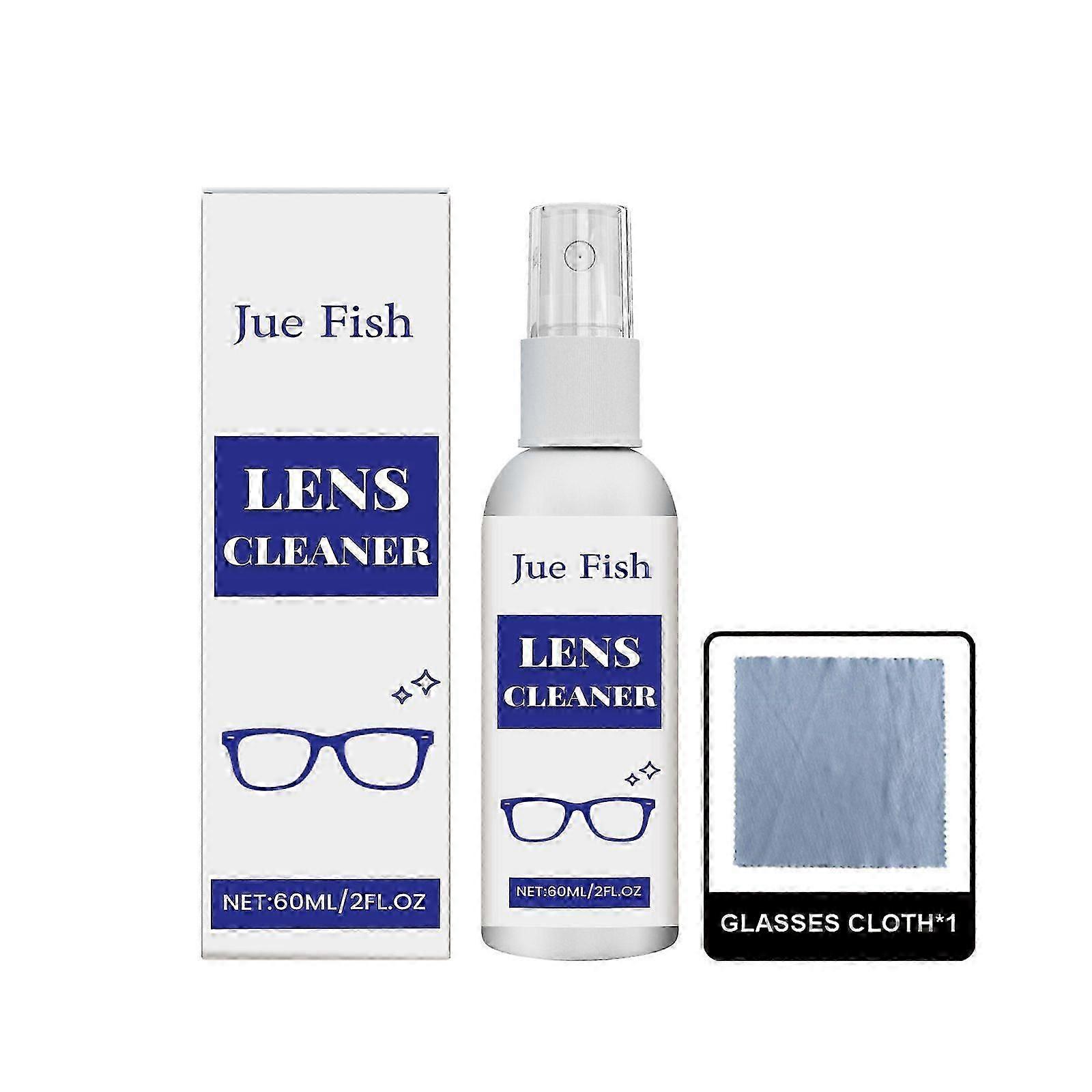 Anti-Fog & Scratch Protection Eyeglass Cleaner - Portable Lens Spray for Clear Vision