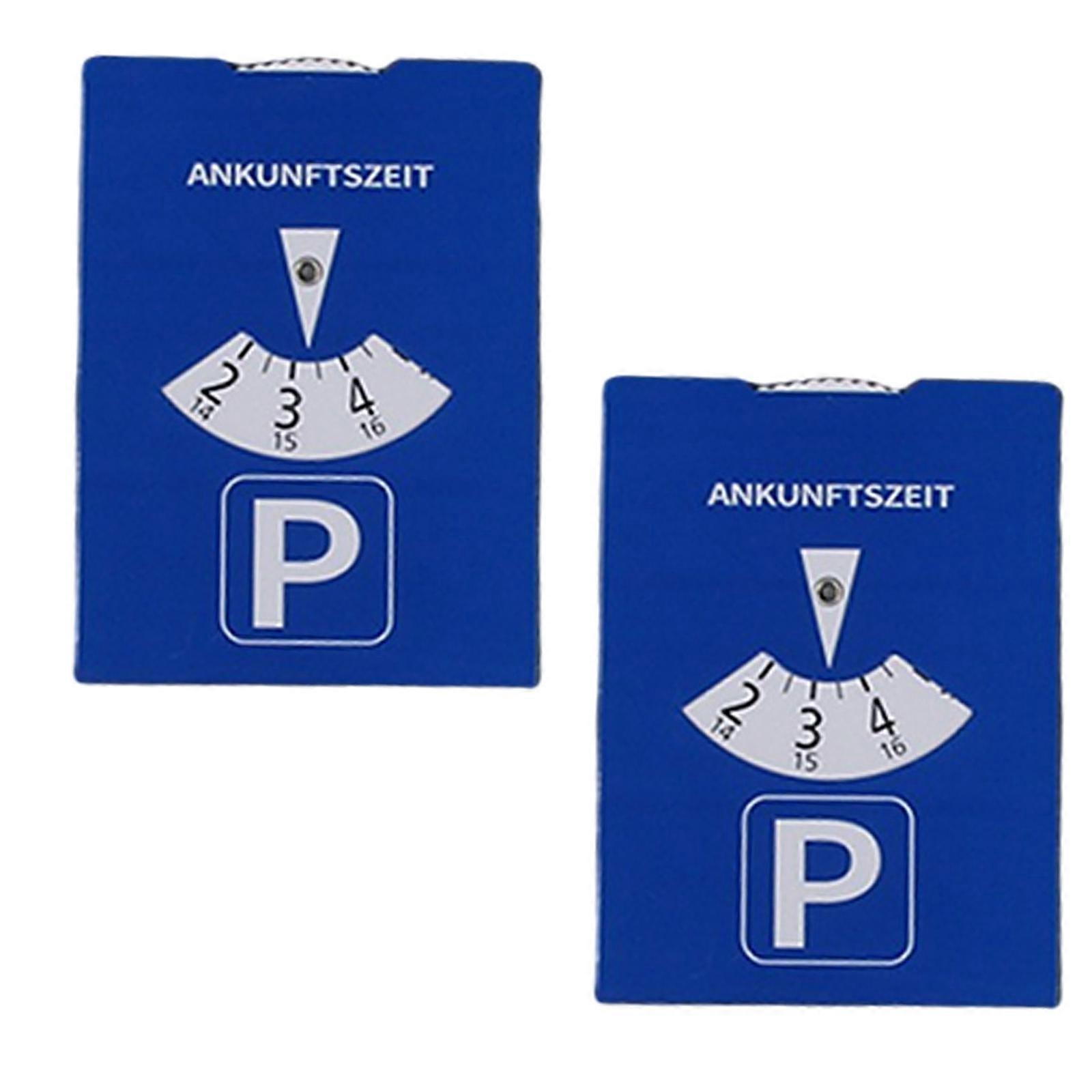 1/2pcs Parking Discs Parking Assistance Tools Make from Paper for Quick and Efficient Parking Time Control Multicolor
