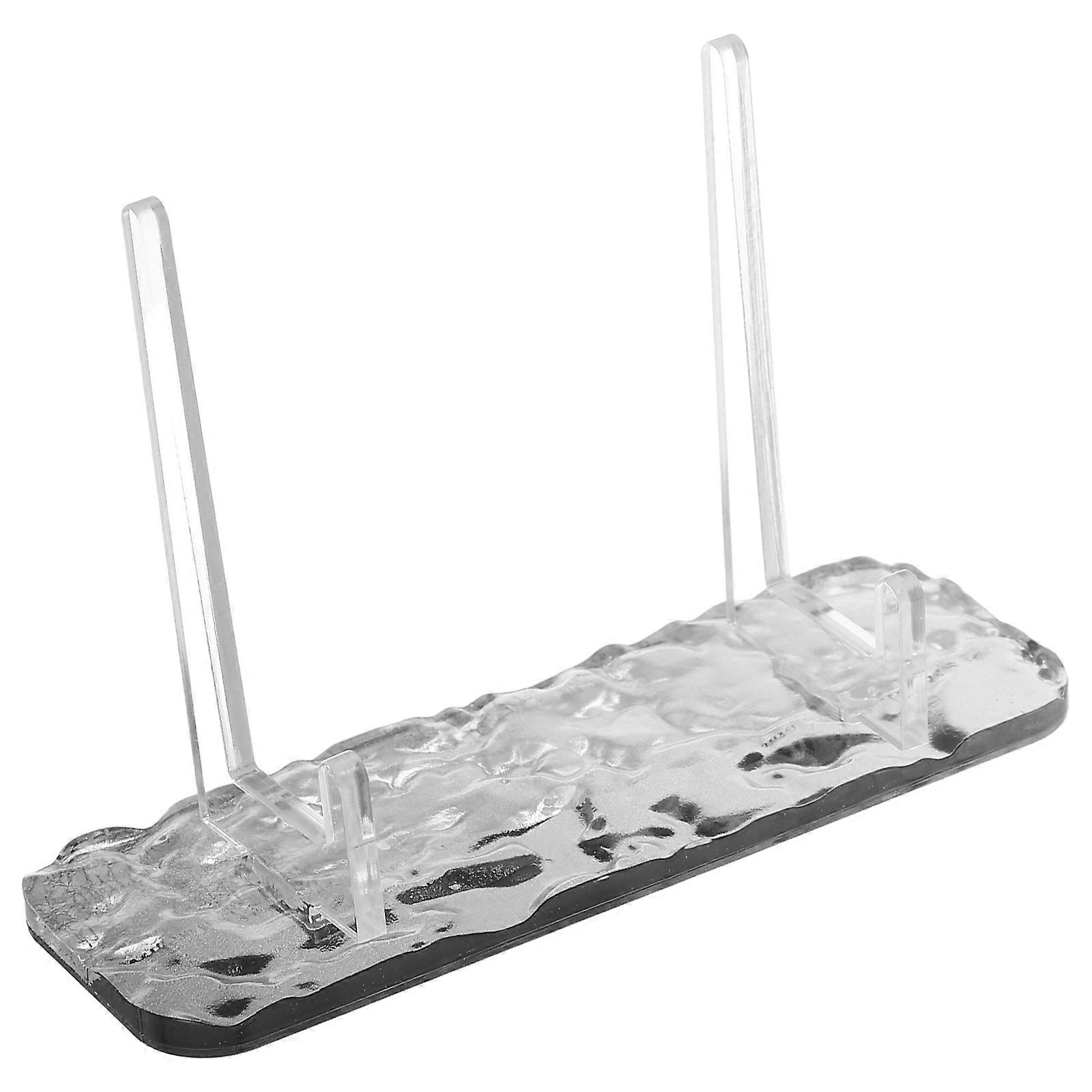 Multifunctional Acrylic Display Stand Water Ripple Frame for Storage Use