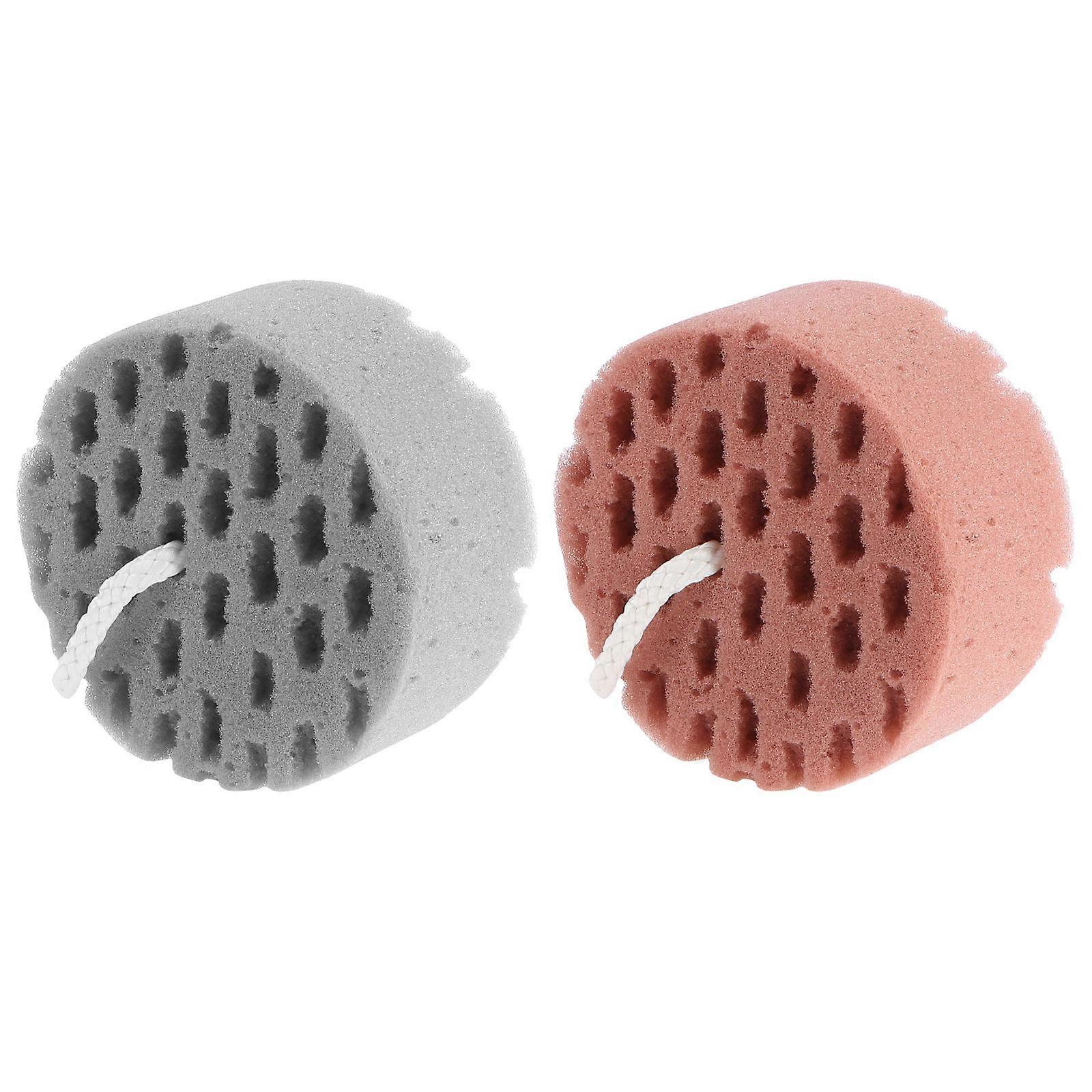 Body Cleaning Sponge Honeycomb Briquet for Bathing Use 4Pcs