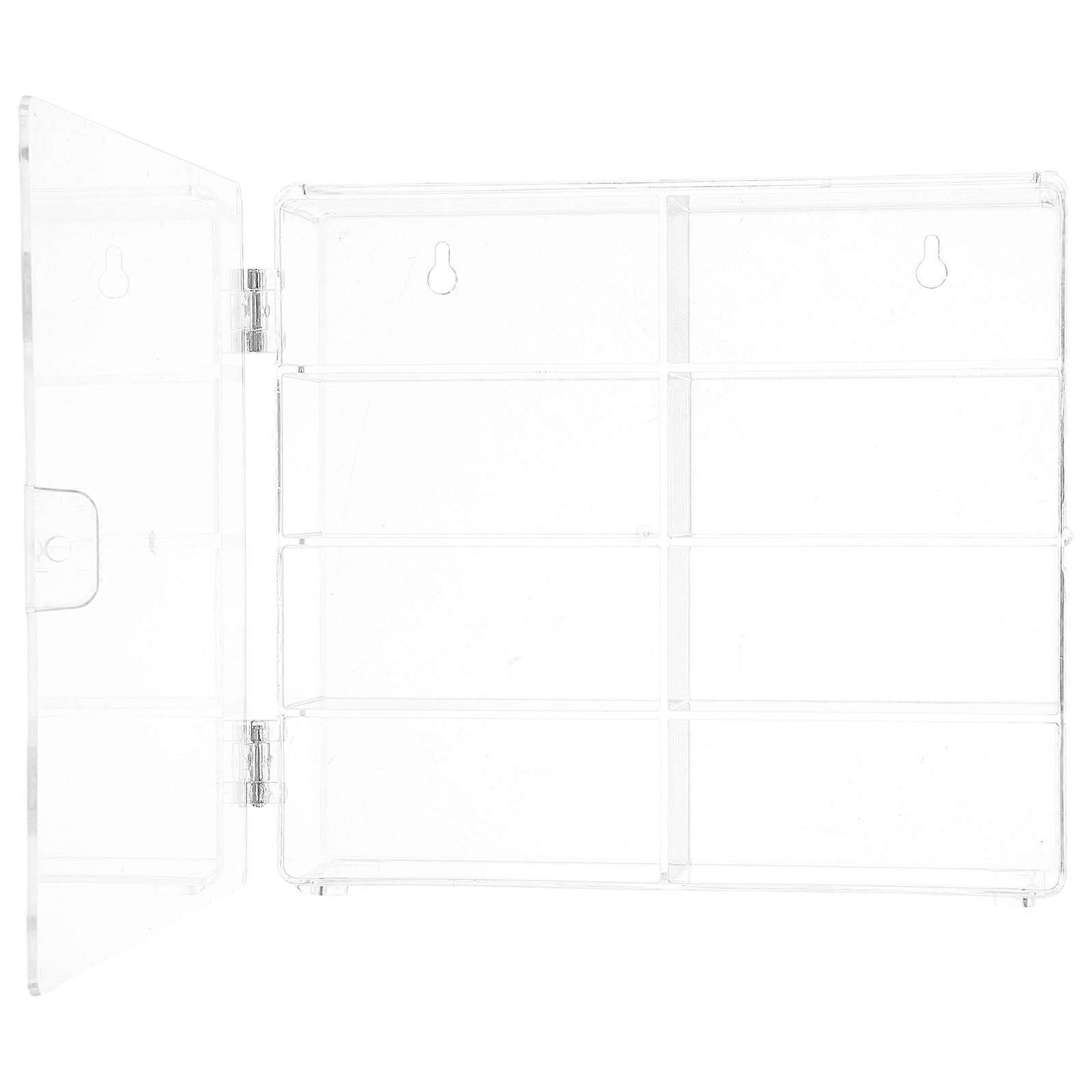 Model Car Display Case for 1:64 Scale Toy Storage with Transparent Box